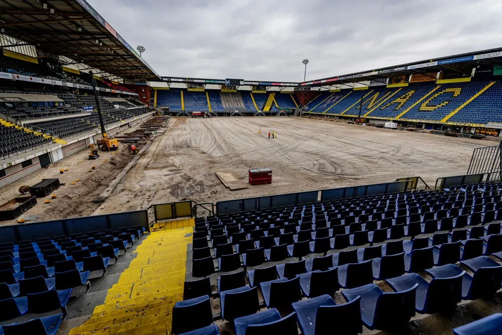 Verbouwing van het NAC stadion op schema, 1500 extra plaatsen maar nog steeds wachtlijst voor seizoenskaart