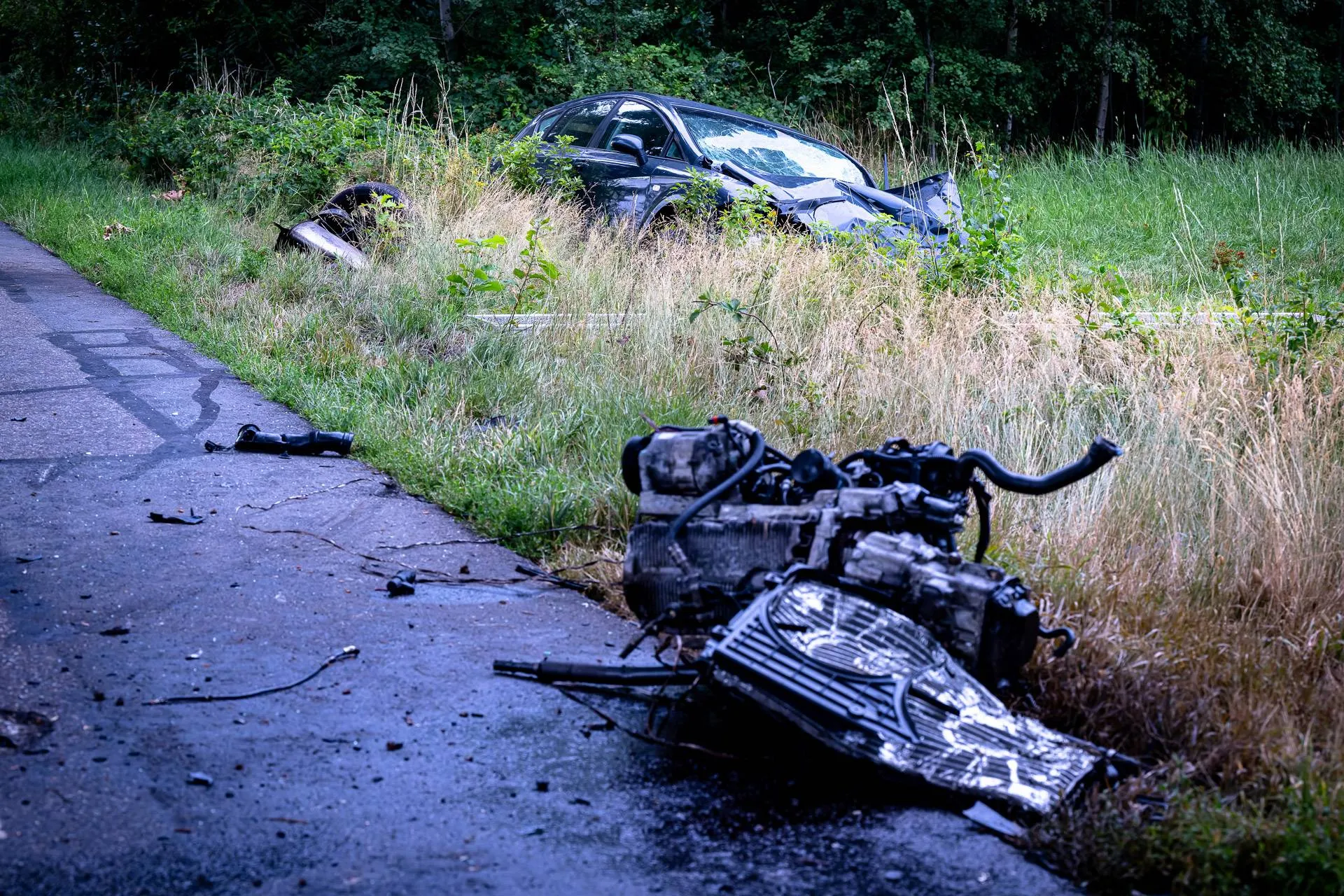 Automobilist overlijdt bij eenzijdig ongeval op Alphensebaan in Chaam