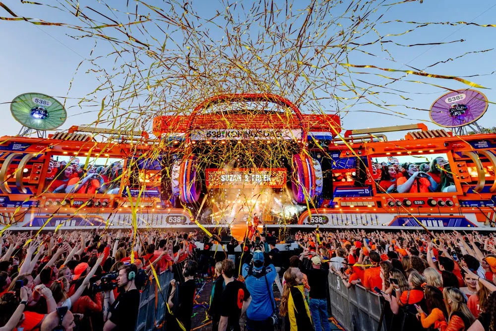 Line up voor 538 Koningsdag bekendgemaakt, Outsiders en Afrojack naar Breda