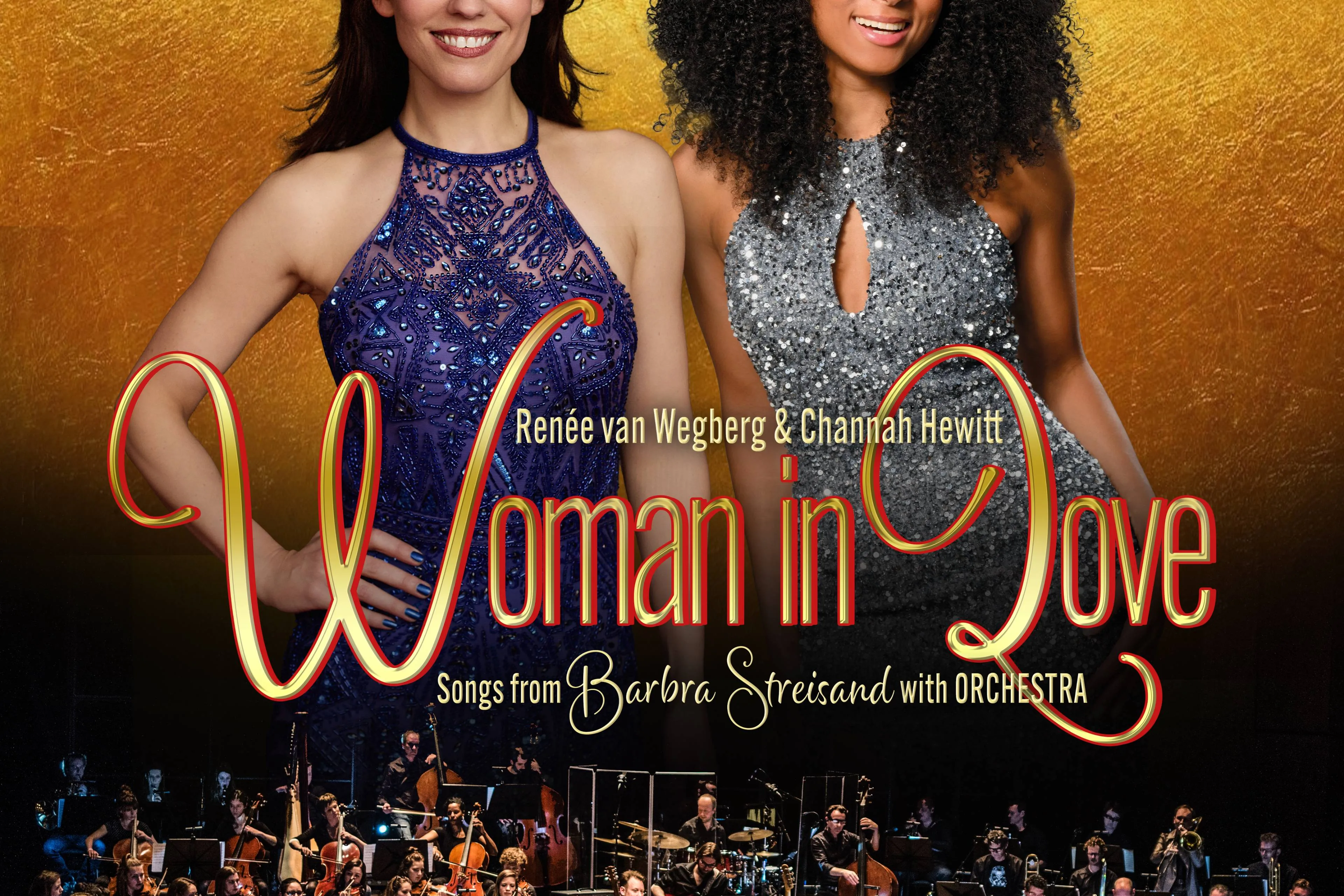 vierkant woman in love met logo