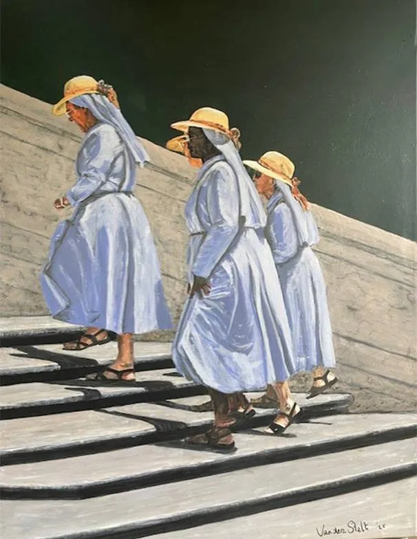 Gerard van der Stelt, vier dames