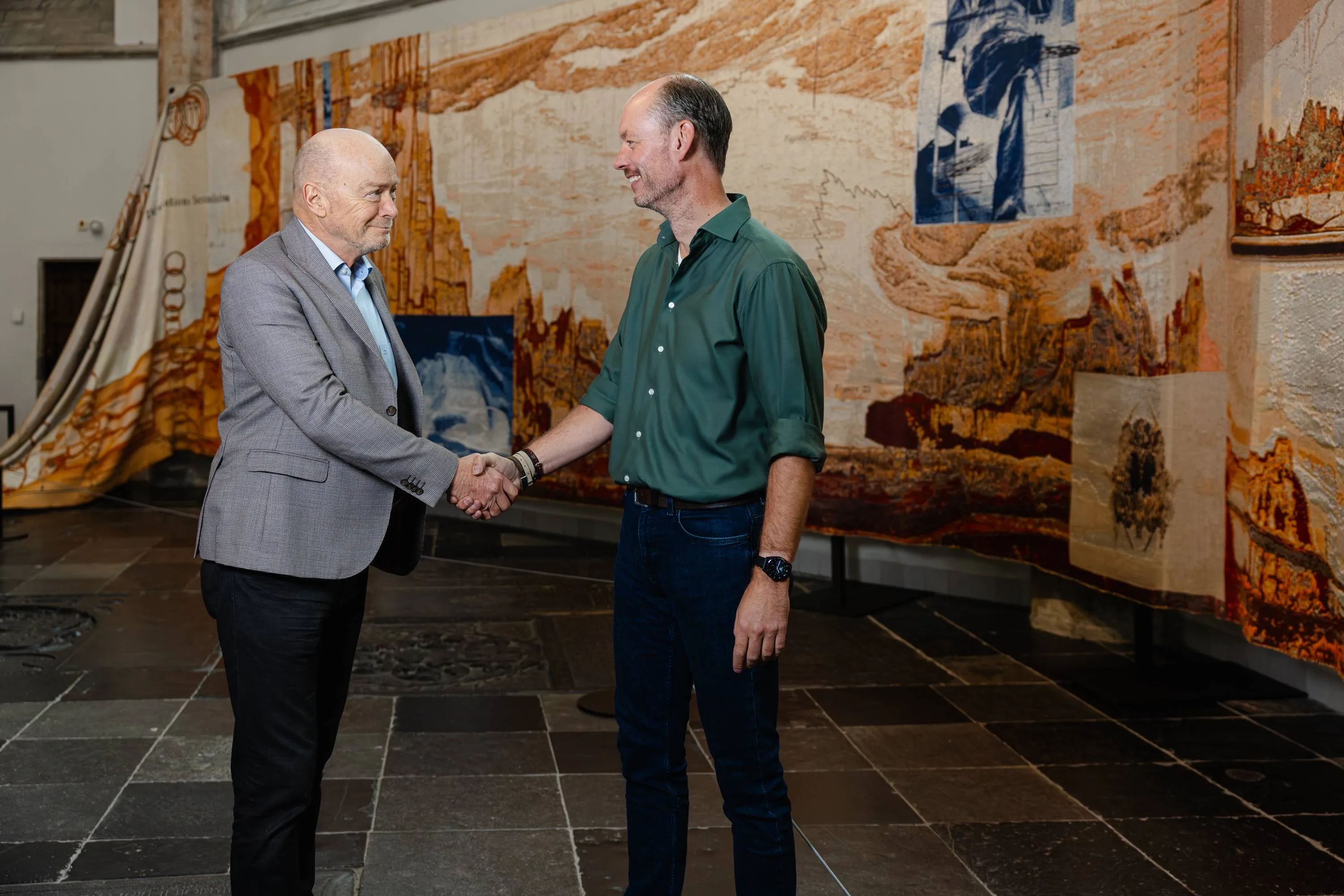 Kees Sol en Daan Quaars in de Grote Kerk Breda Foto Rosa Meininger