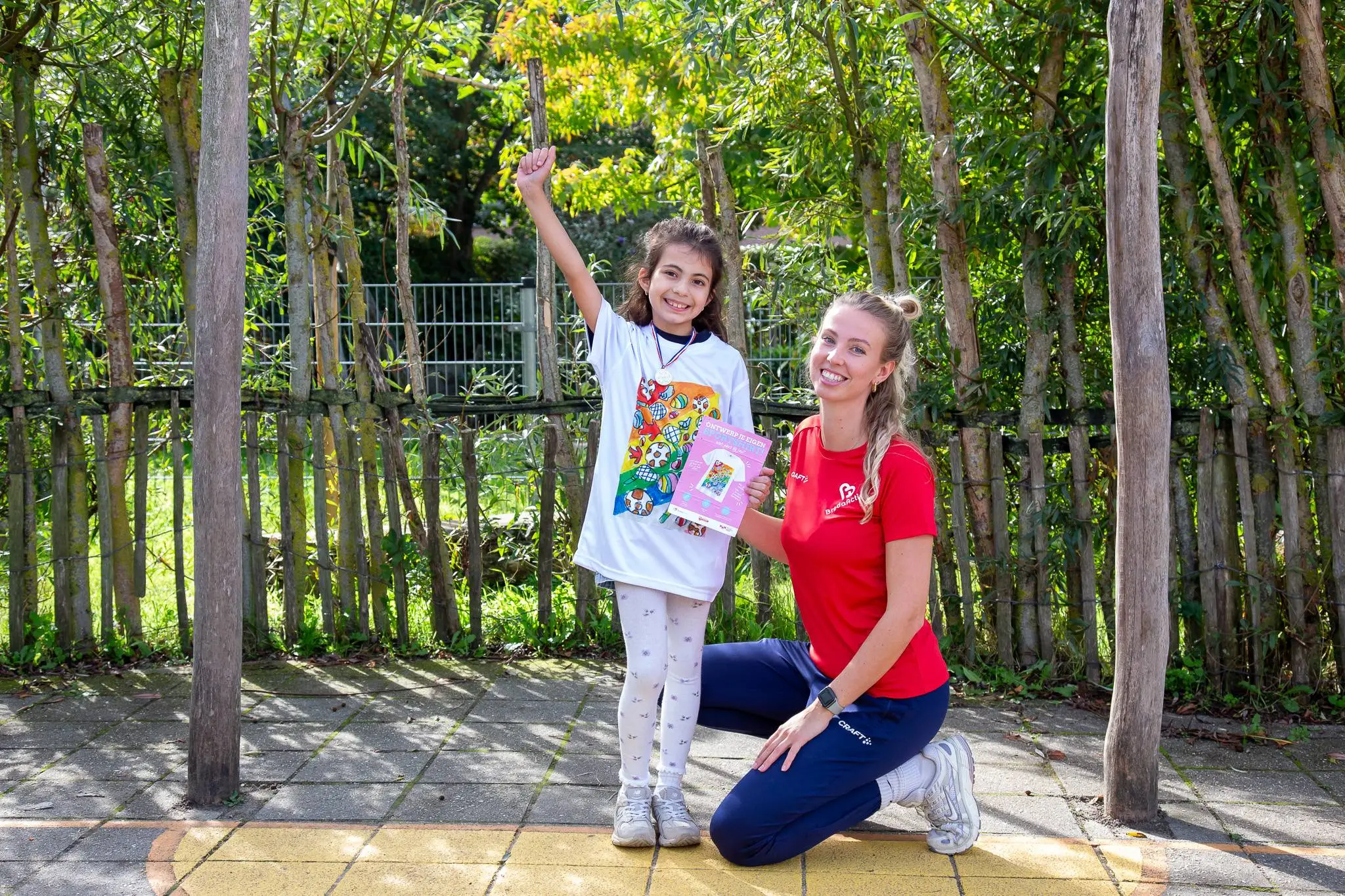 Leyla en sportcoach Niene - KBS Olympia