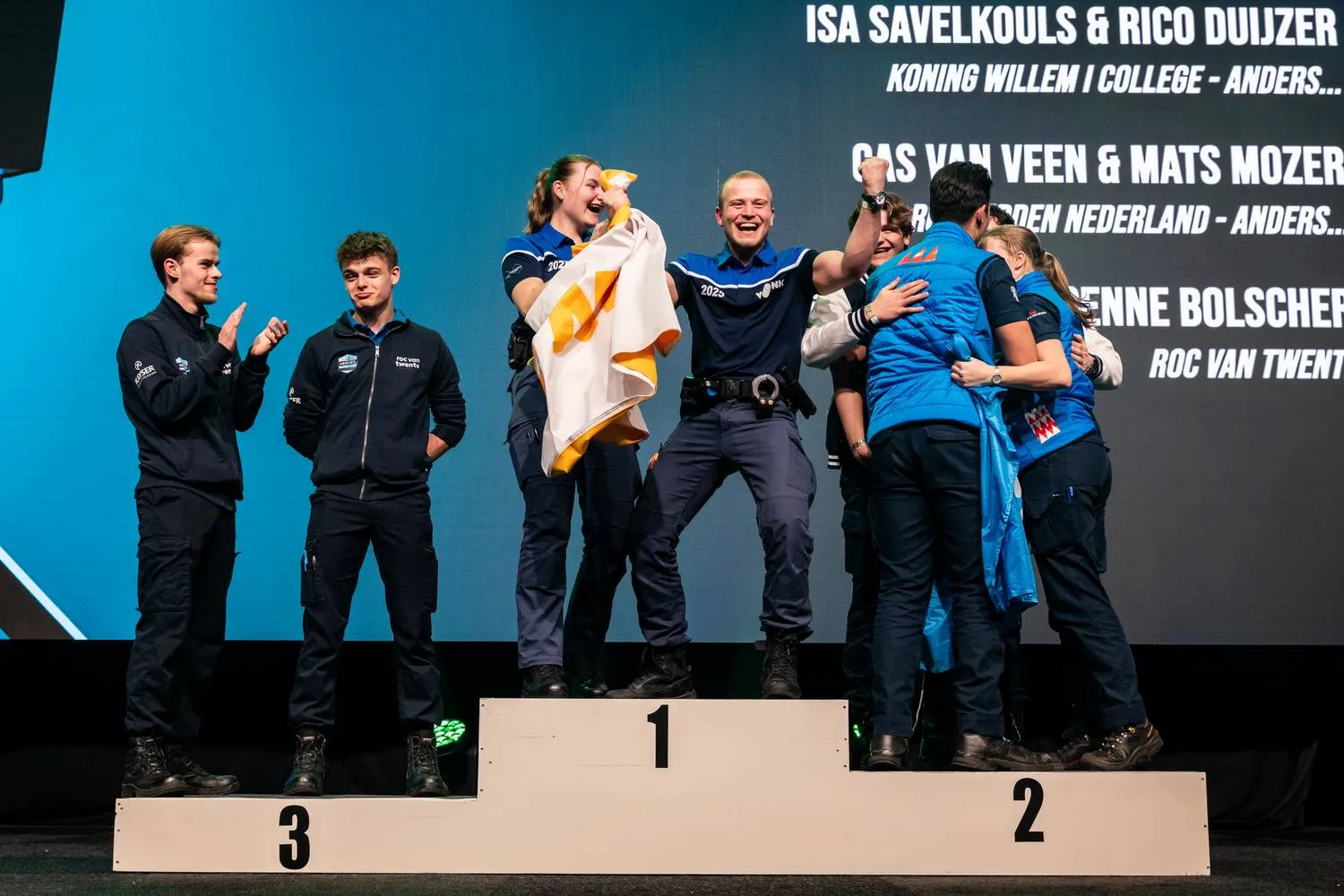 podium goud htv