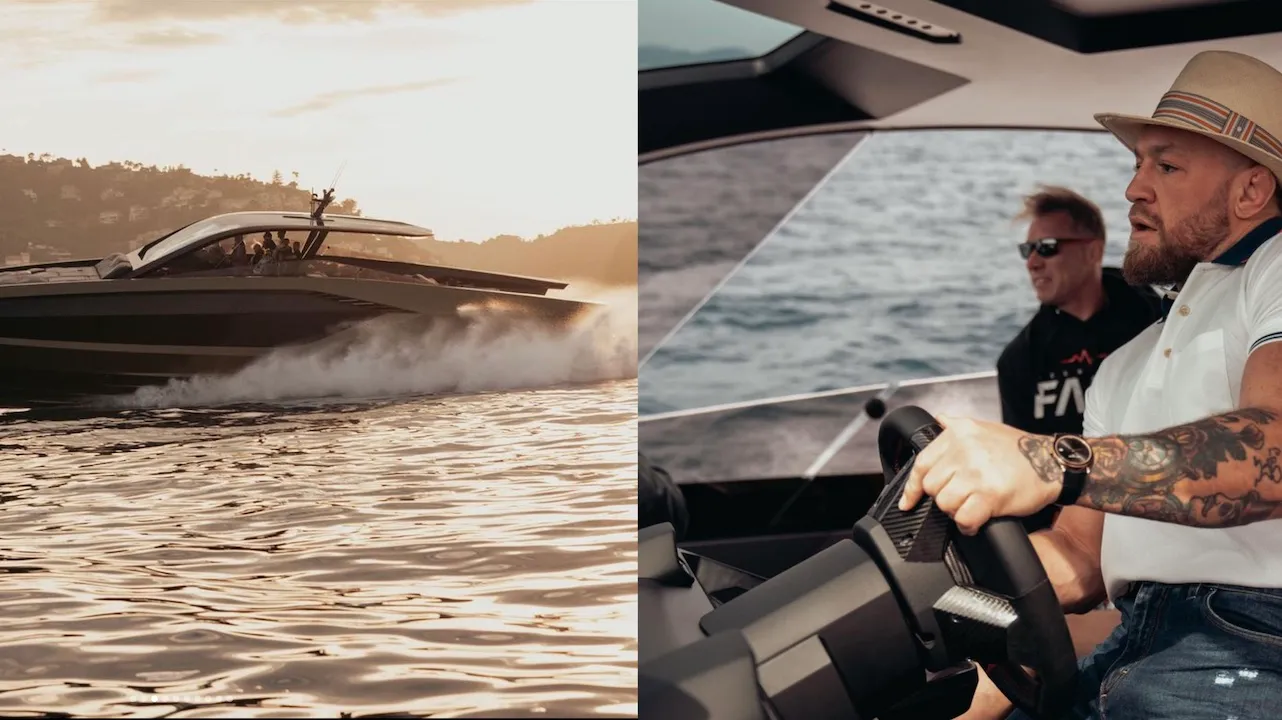 Conor McGregor gaat los in zijn 4.000 pk sterke Lamborghini-boot