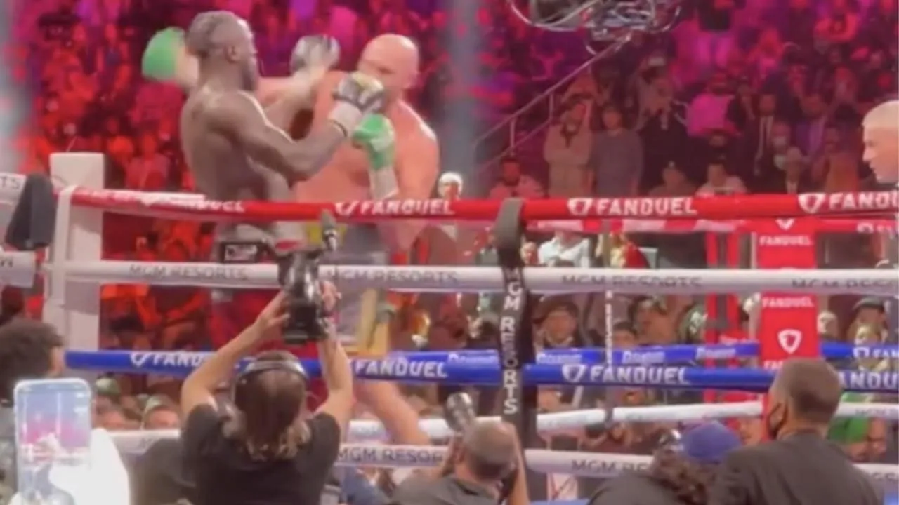 tyson fury deontay wilder ko video