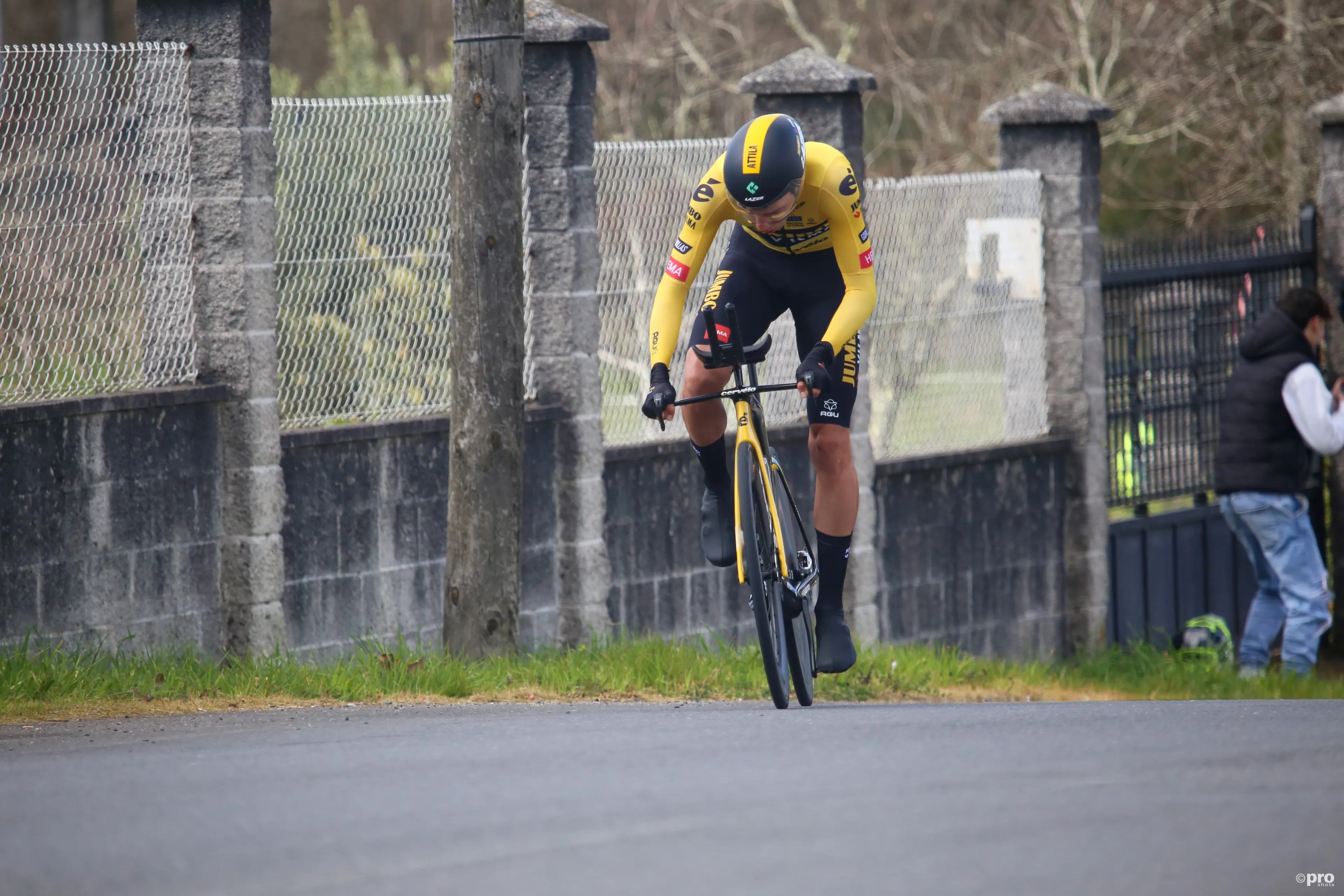 Attila Valter, sobre su quinto puesto en la Strade Bianche: "Un corredor del Jumbo-Visma tiene que ir a por más"
