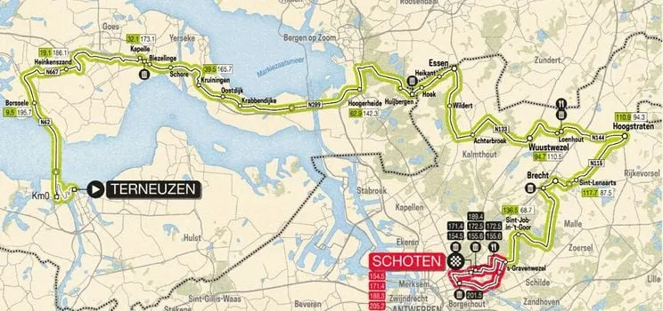 Ruta de la Scheldeprijs 2023