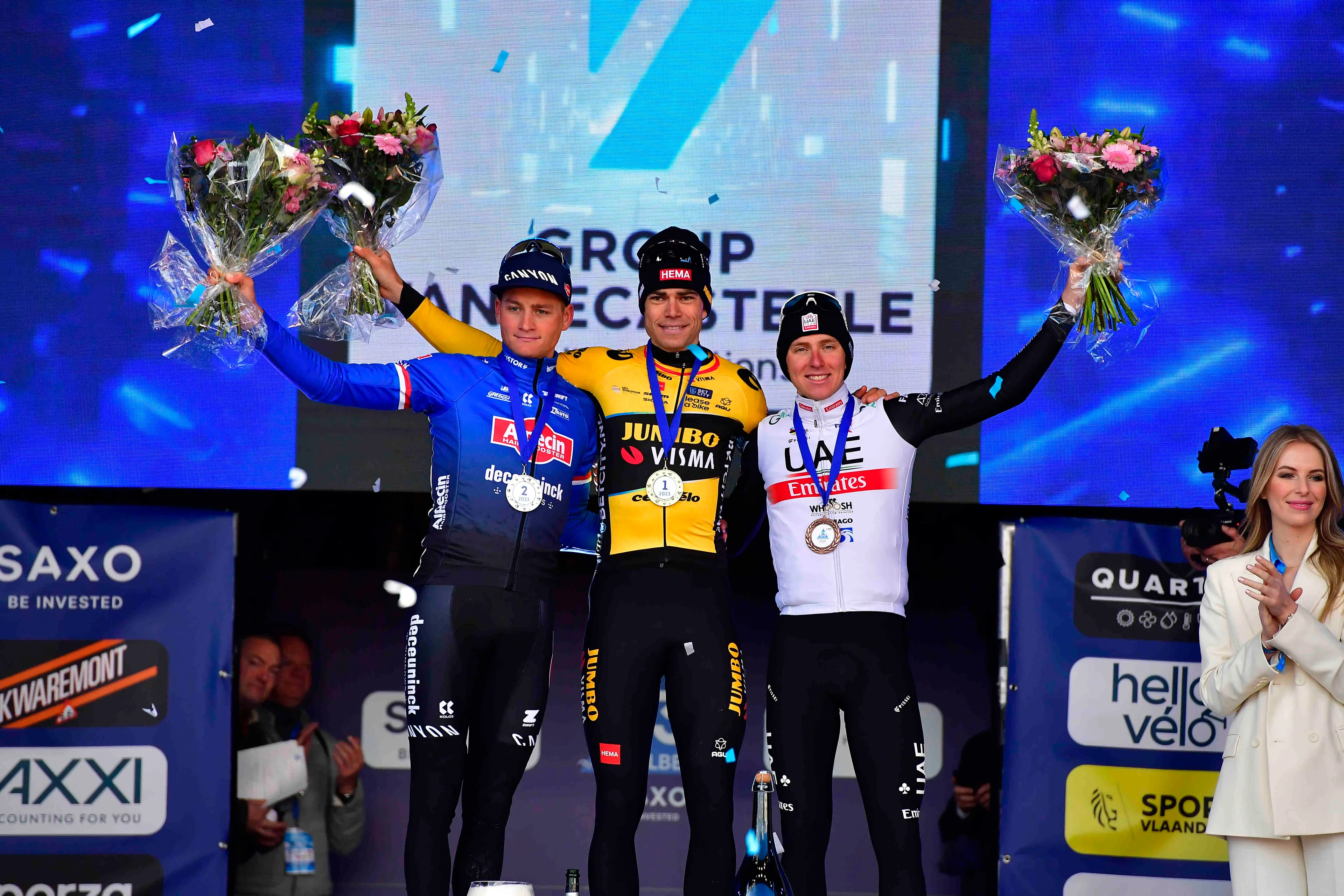 Alberto Bettiol advierte a Pogacar, van Aert y van der Poel antes del Tour de Flandes: "Puede haber una sorpresa al final"
