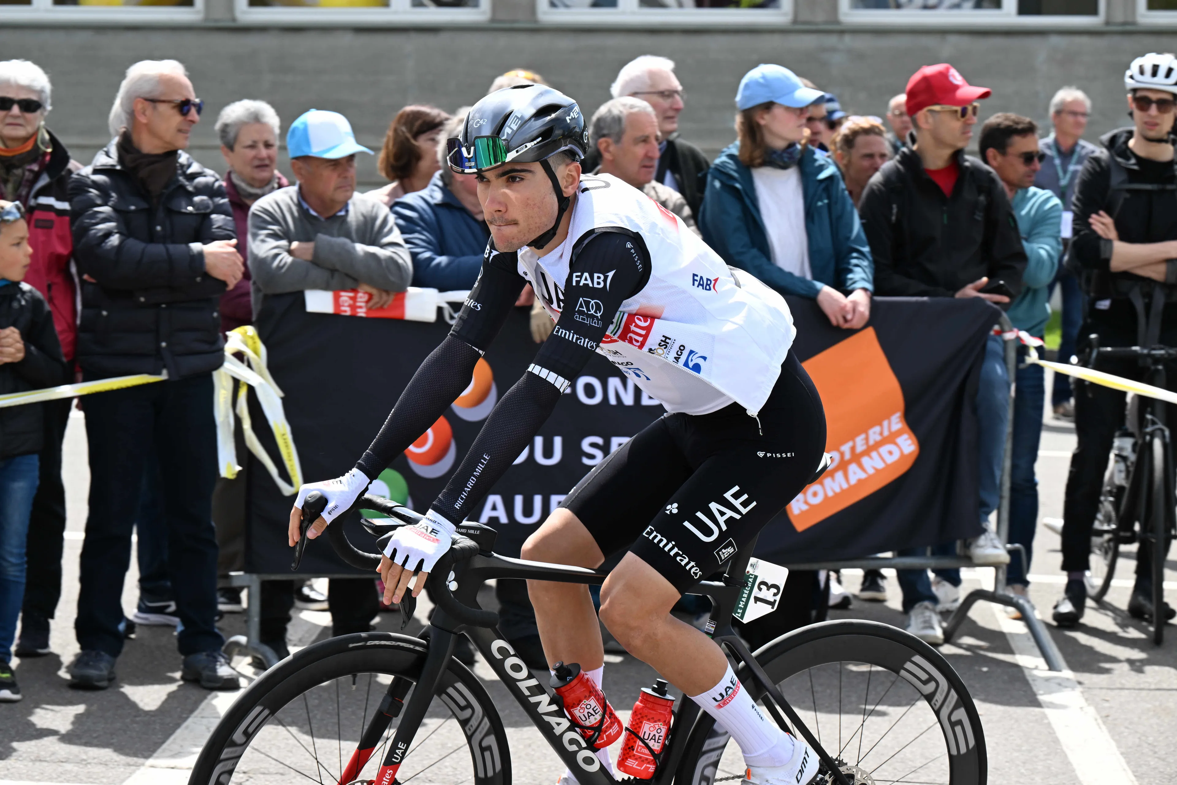 Juan Ayuso, sincero tras quedar segundo en la 2ª etapa del Tour de Romandía: "Cada día estoy mejor, pero mi mejor forma está lejos"