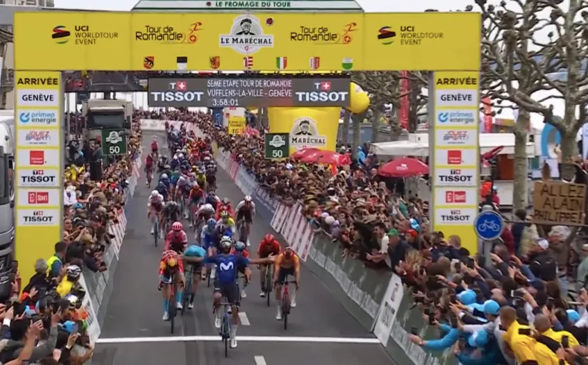 VÍDEO: El ataque bestial de Fernando Gaviria para destrozar a sus rivales en el Tour de Romandía
