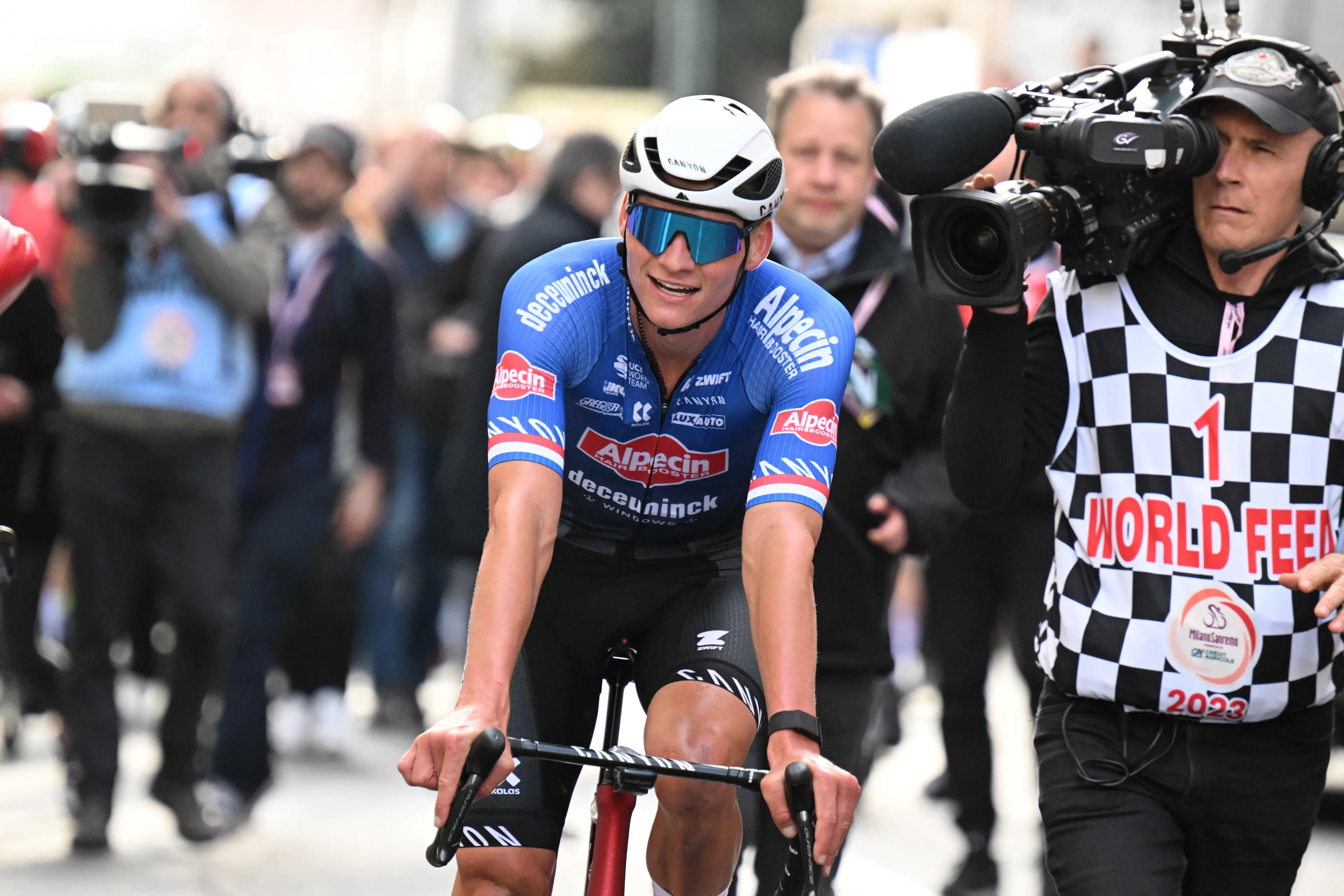 Mathieu van der Poel, encantado con el recorrido de los Juegos Olímpicos de París: "Podría ser una clásica en Flandes"