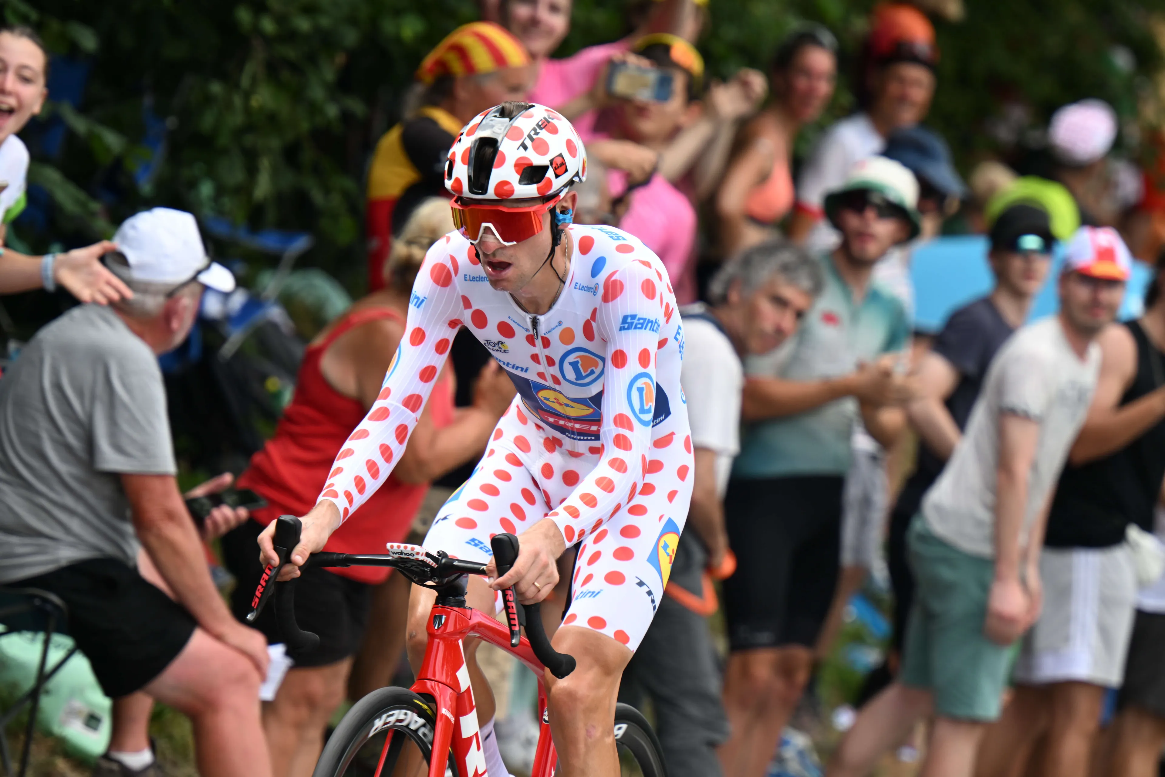 Giulio Ciccone sabe que tendrá que luchar duro por el maillot de la montaña: "Será difícil, porque Jonas Vingegaard está muy cerca"