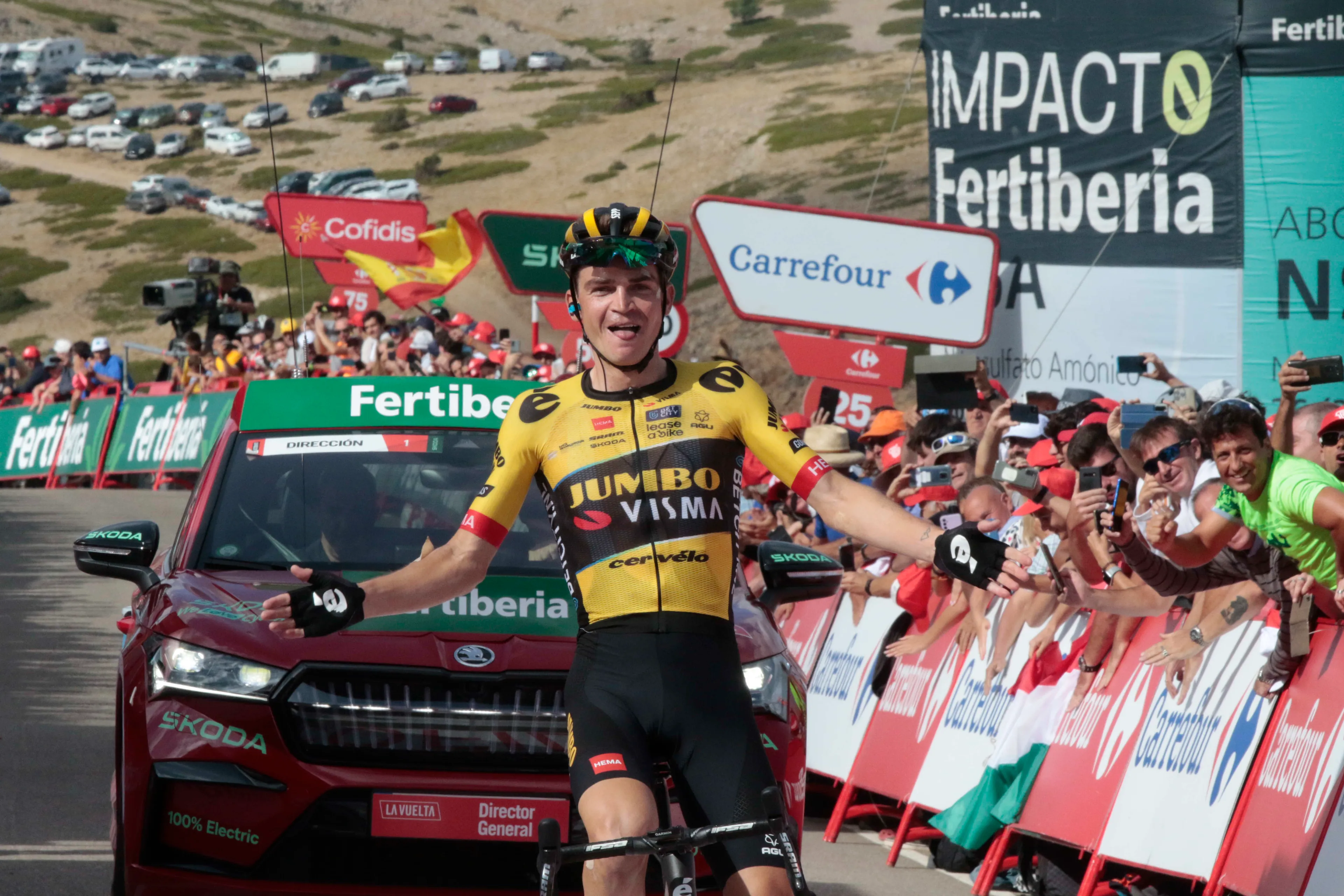 Sepp Kuss arrasa en Lagunas de Neila y es el nuevo líder de la Vuelta a Burgos 2024