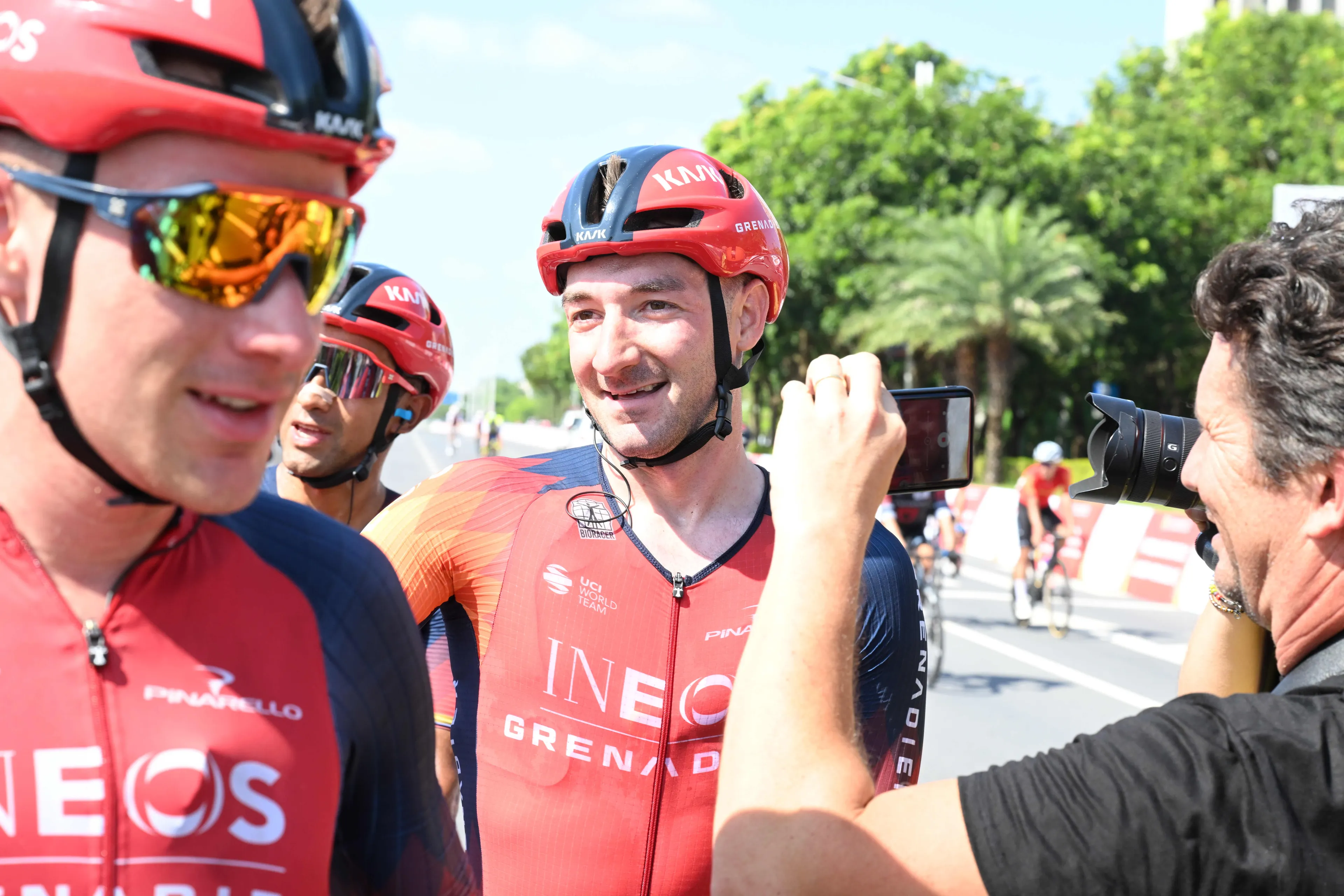 Elia Viviani fue superado por Biniam Girmay en la Surf Coast Classic: "Estoy un poco decepcionado"