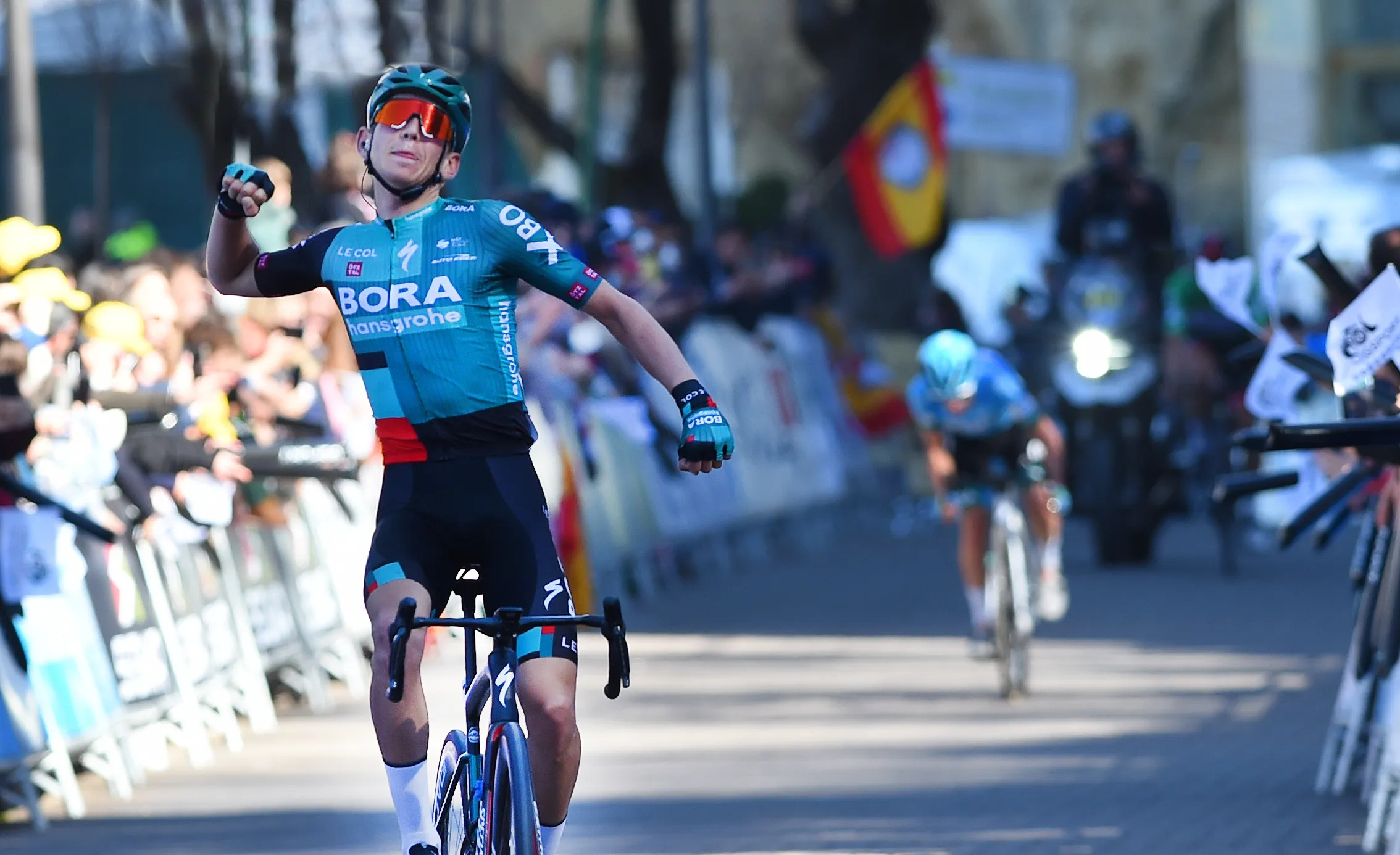 Lennard Kämna, listo para el doble liderazgo de BORA en el Giro de Italia junto a Daniel Martínez: "Es un recorrido que me va bien"
