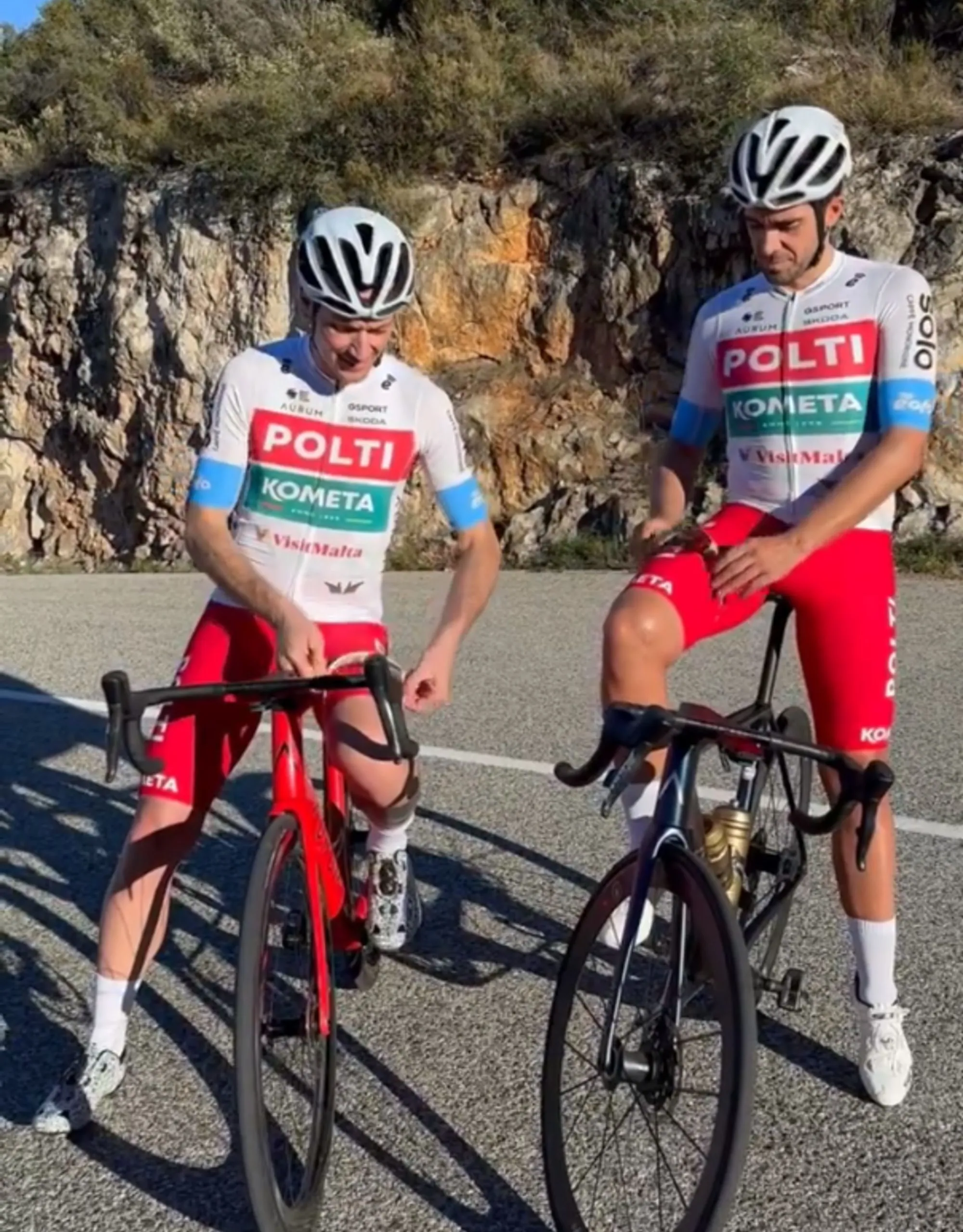 ¡Está para volver a correr! Así luce Alberto Contador con el maillot de su Team Polti Kometa