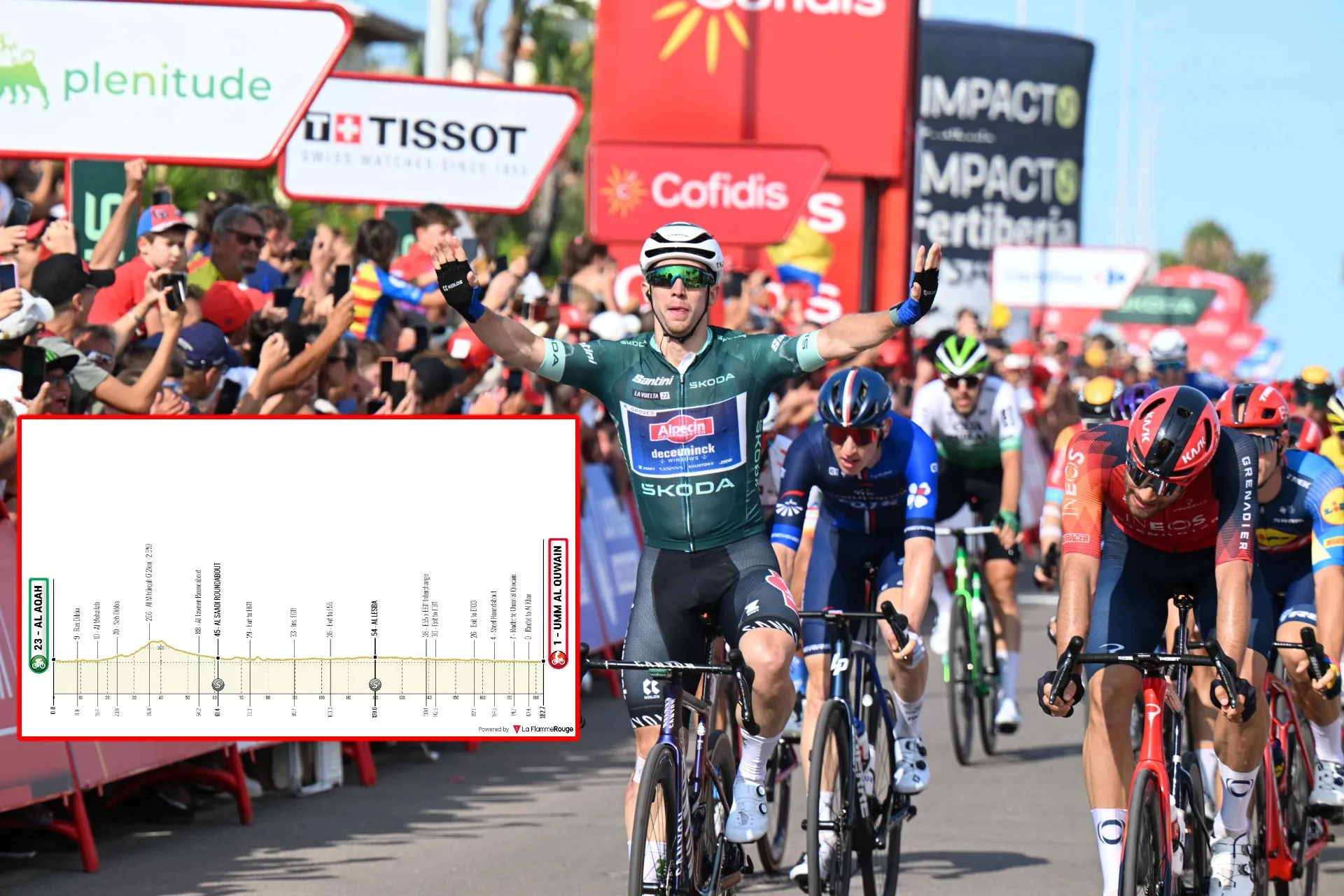 PREVIA | Etapa 5 UAE Tour 2024: Fernando Gaviria y compañía intentarán evitar el hat-trick de Tim Merlier