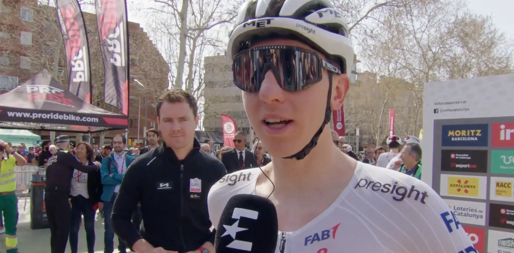 Tadej Pogacar, sobre la etapa de Vallter 2000 en la Volta a Catalunya: "Intentaremos conseguir ventaja"