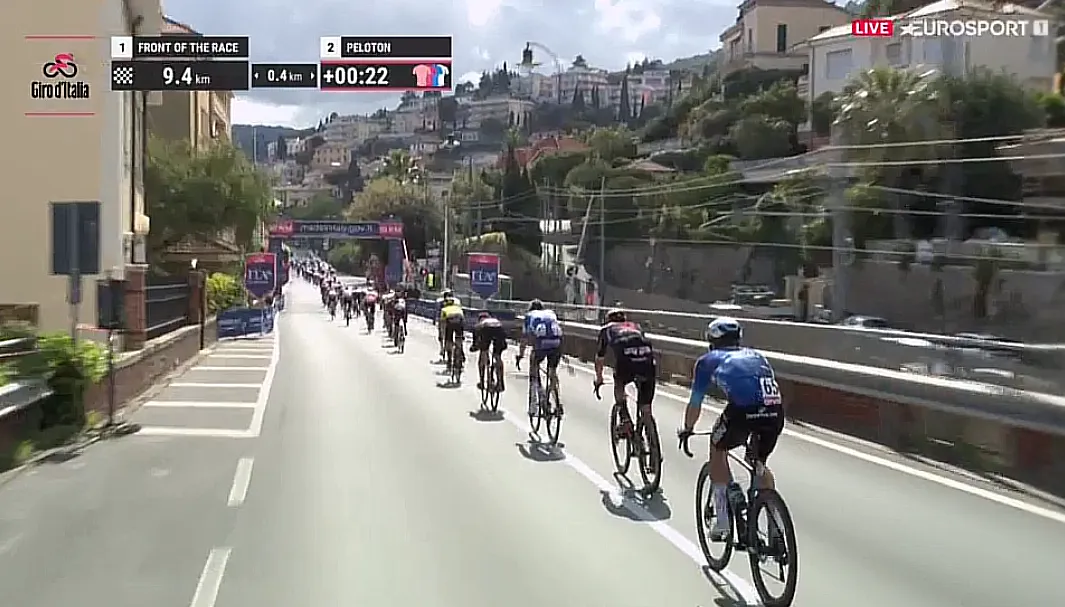 Etapa 4 Giro de Italia en directo | ¡Últimos 10 kilómetros!
