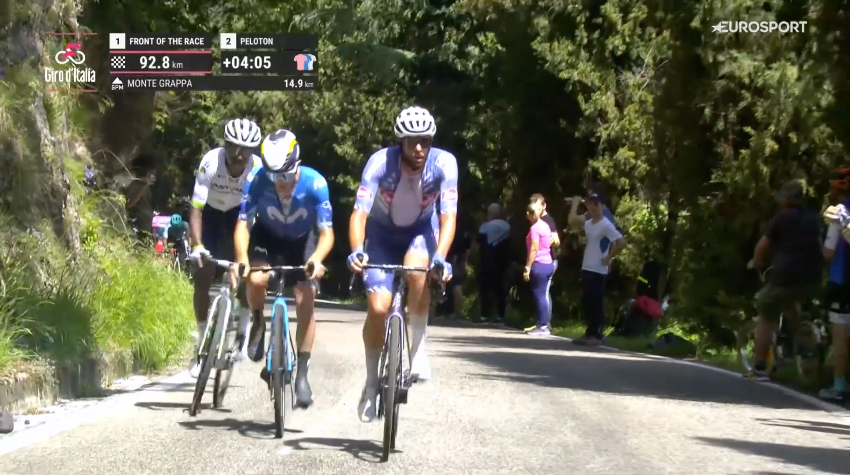 EN DIRECTO | Etapa 20 Giro de Italia 2024: Pelayo Sánchez, cabeza de carrera en el Monte Grappa