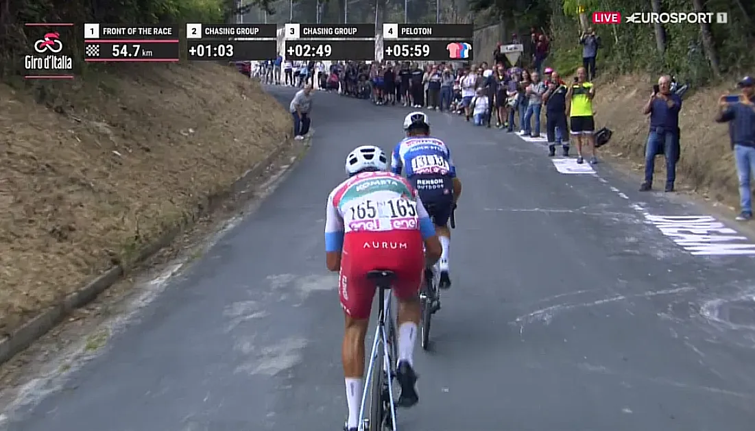 EN DIRECTO | Etapa 12 Giro de Italia 2024: La fuga de Alaphilippe y Maestri sufre en la ascensión a Ostra