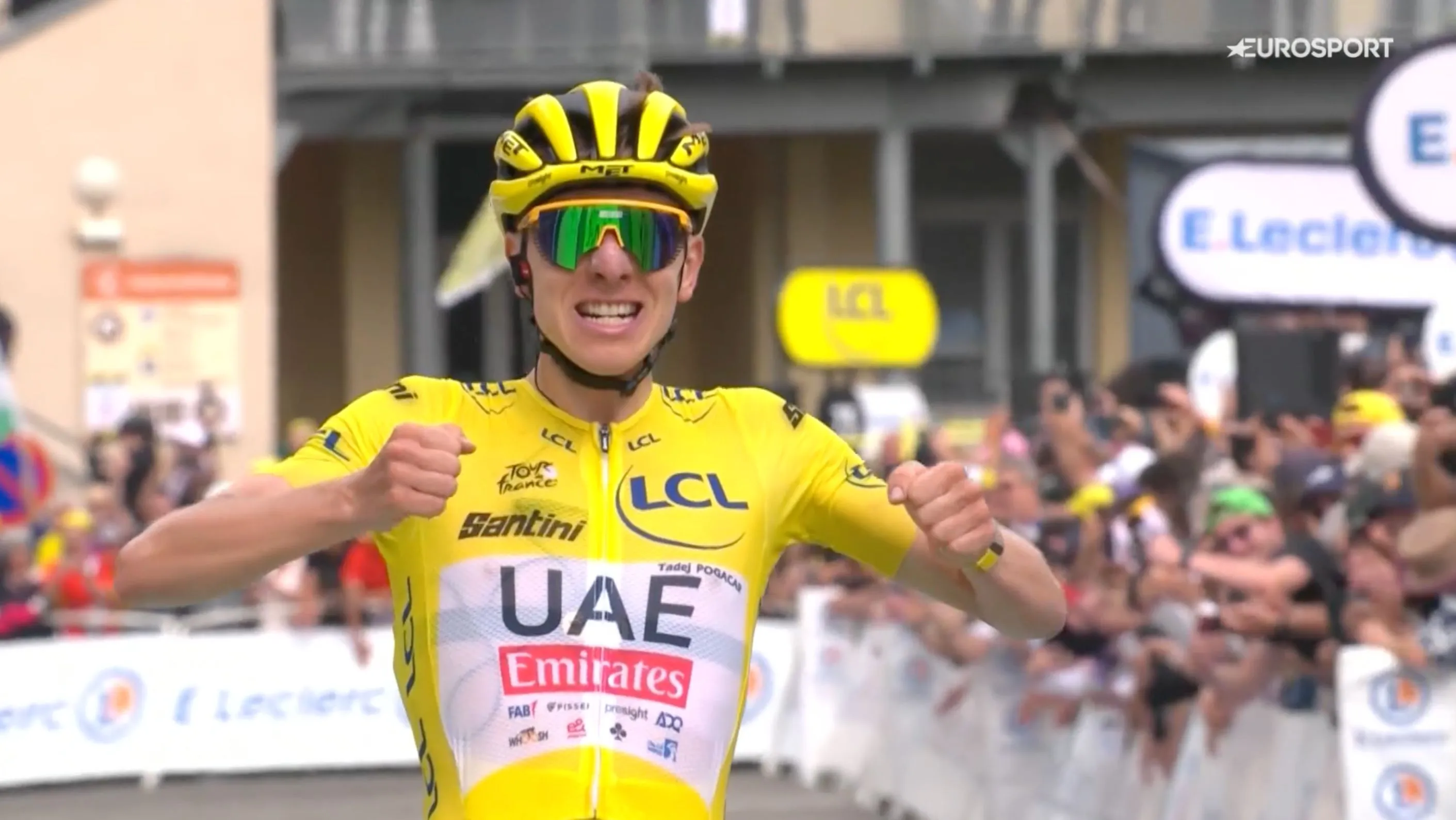Un brutal Tadej Pogacar, más líder del Tour de Francia tras reventar a Jonas Vingegaard en Pla d'Adet
