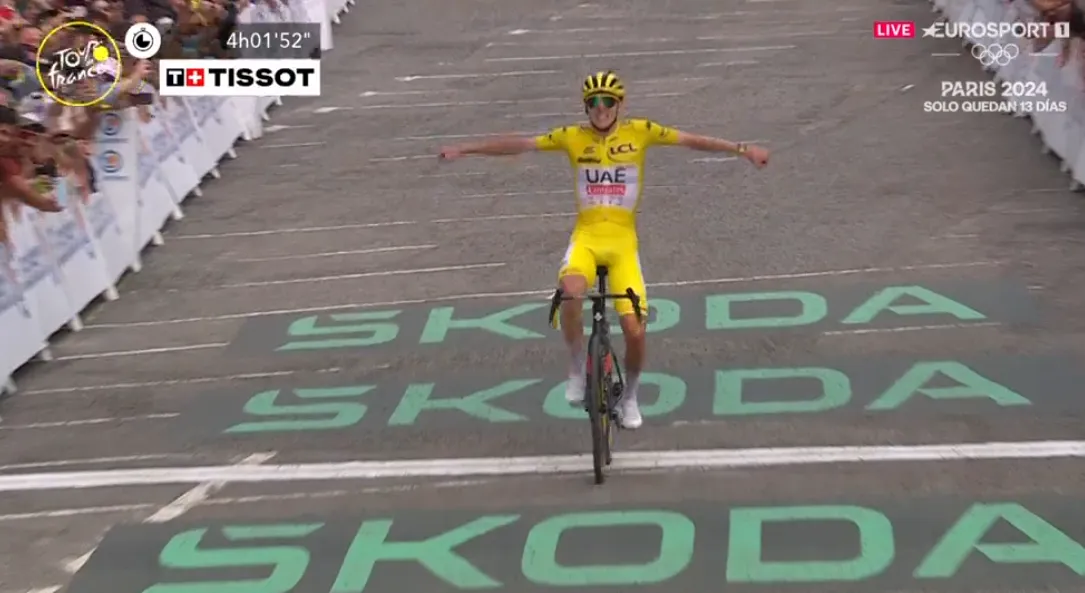 EN DIRECTO | Etapa 14 Tour de Francia 2024: ¡Victoria de Pogacar a 39 segundos de Vingegaard!