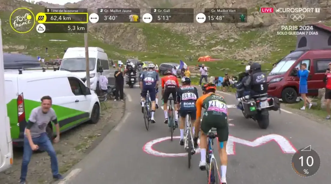 EN DIRECTO | Etapa 19 Tour de Francia 2024: ¡5 km para coronar la Cime de la Bonette!
