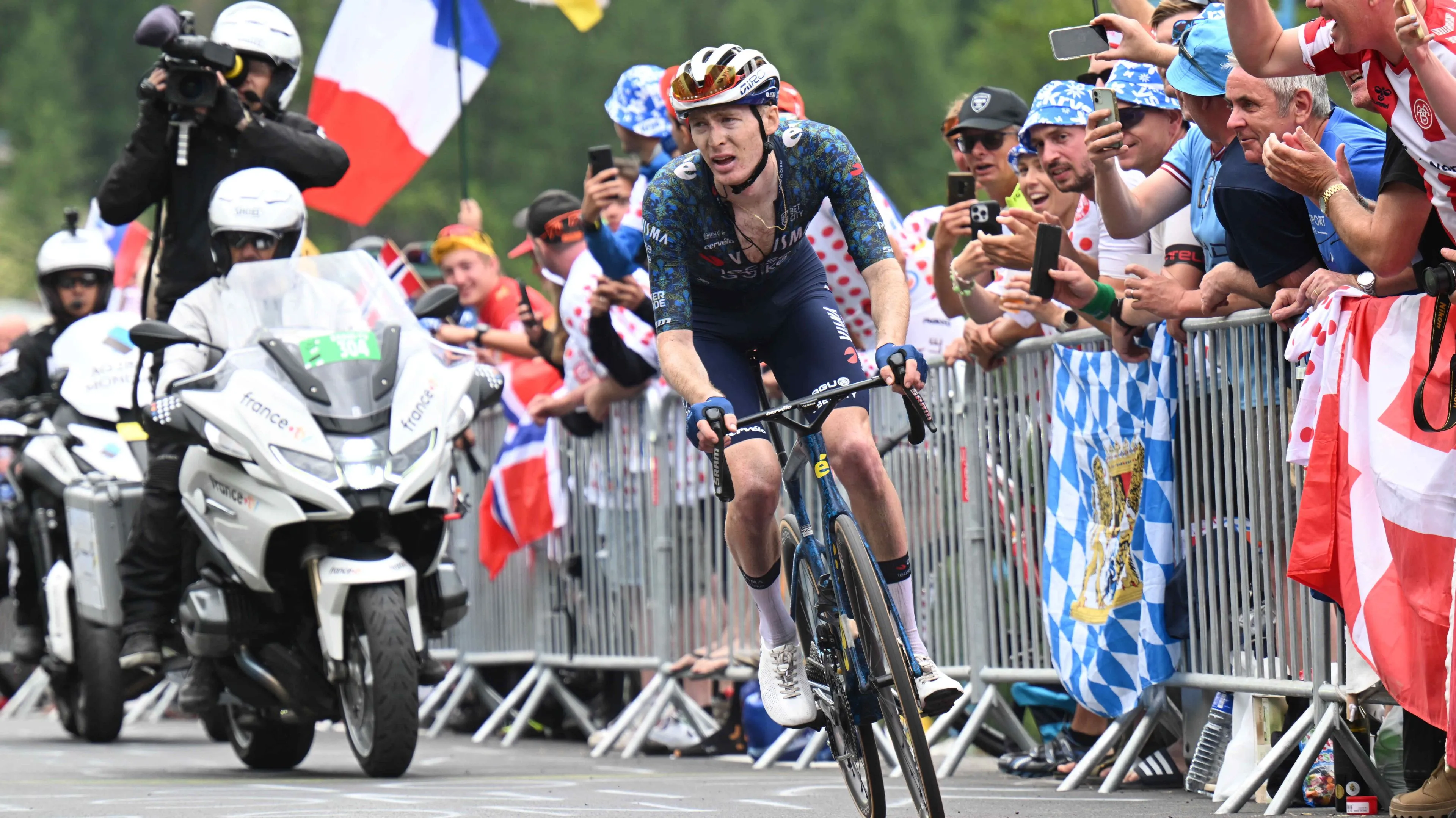 Matteo Jorgenson valora su primer año con Visma tras dejar Movistar Team: "Tuve que olvidar mi memoria muscular o romper ese patrón"
