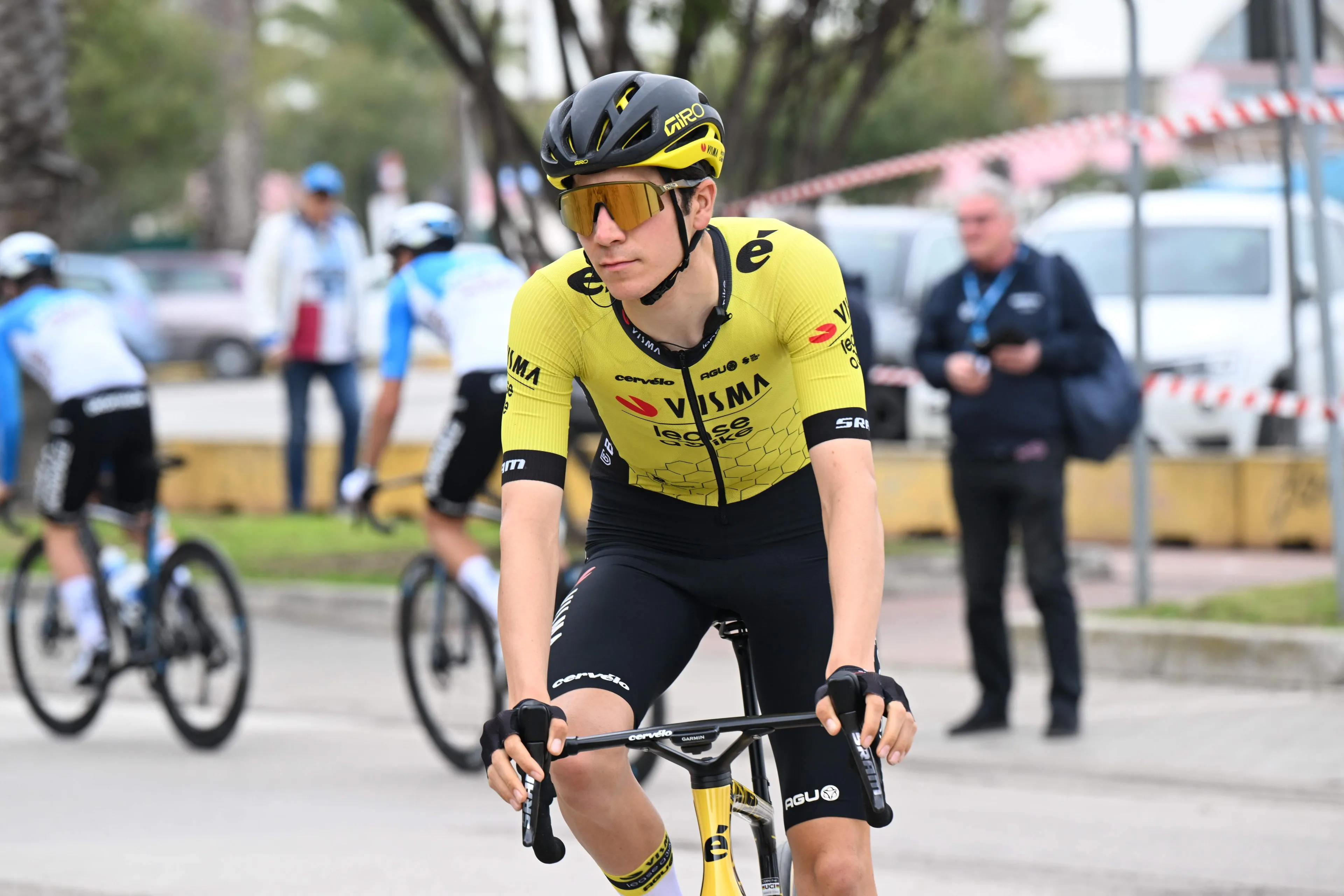 Cian Uijtdebroeks, estrella del equipo Visma fichada por Movistar Team.