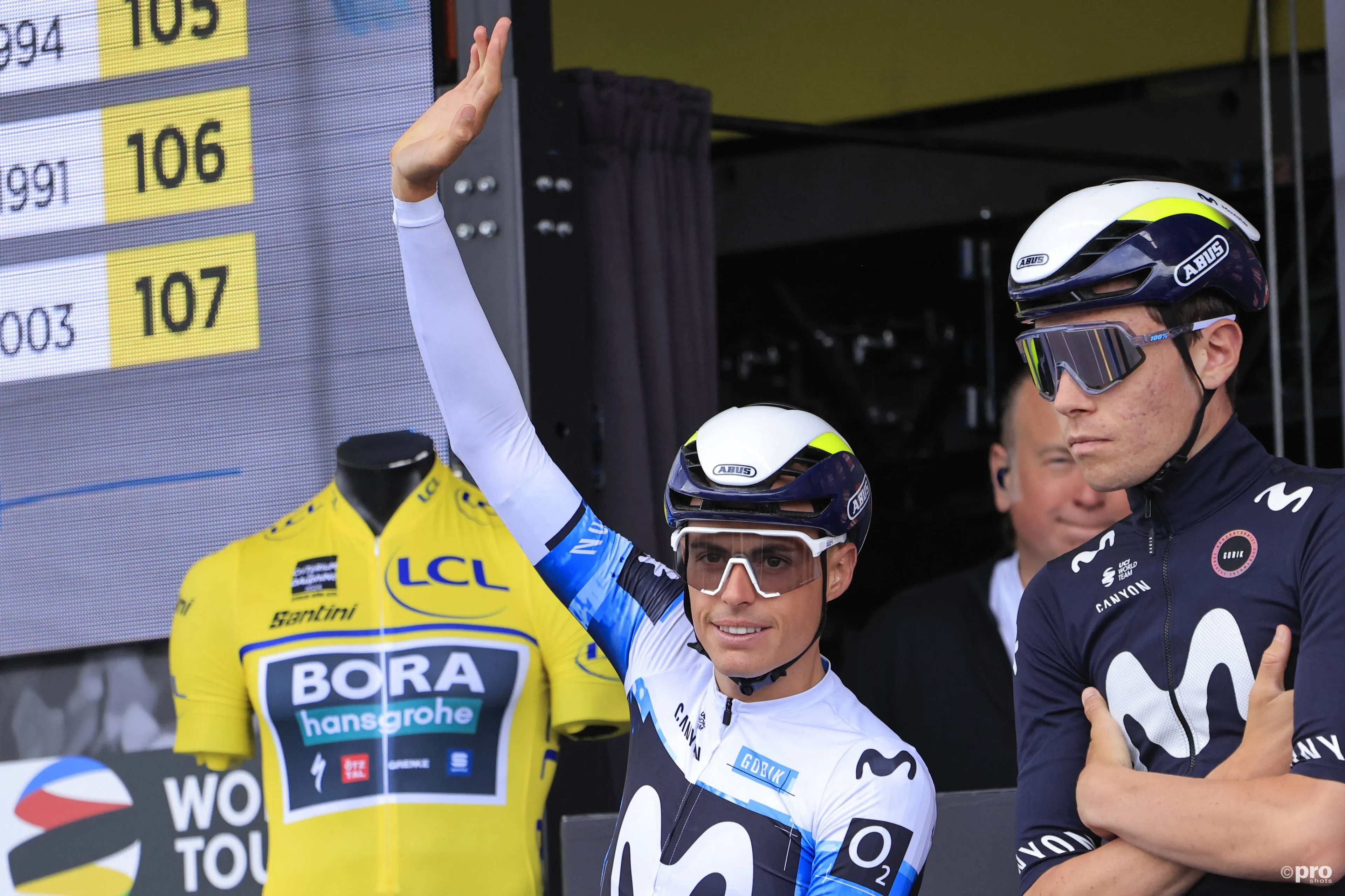 Enric Mas es el líder del equipo Movistar Team.