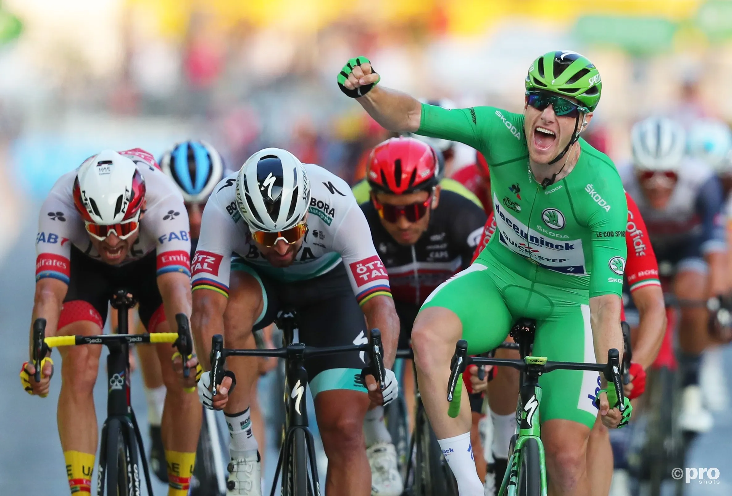 Sam Bennett logró el maillot verde en el Tour de Francia 2020
