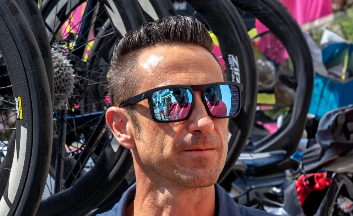 Juan Carlos Escamez, tras ser nombrado DT de Movistar Team