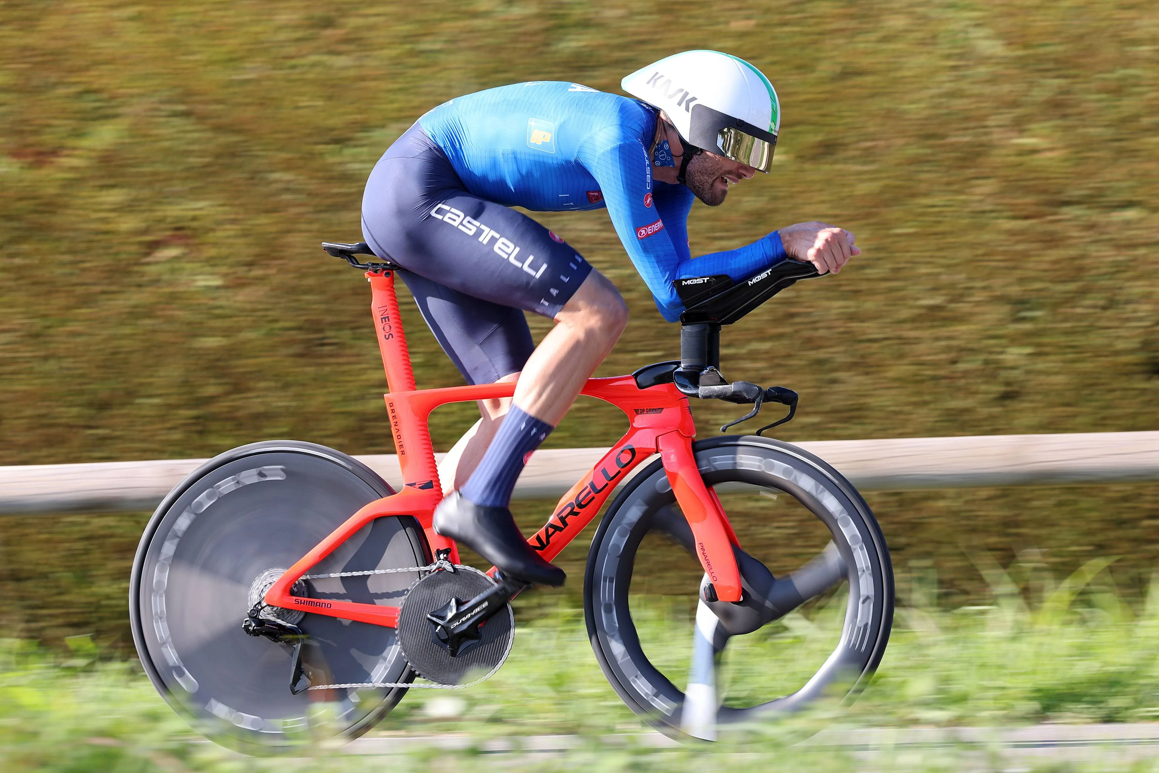 Filippo Ganna, en la temporada 2025