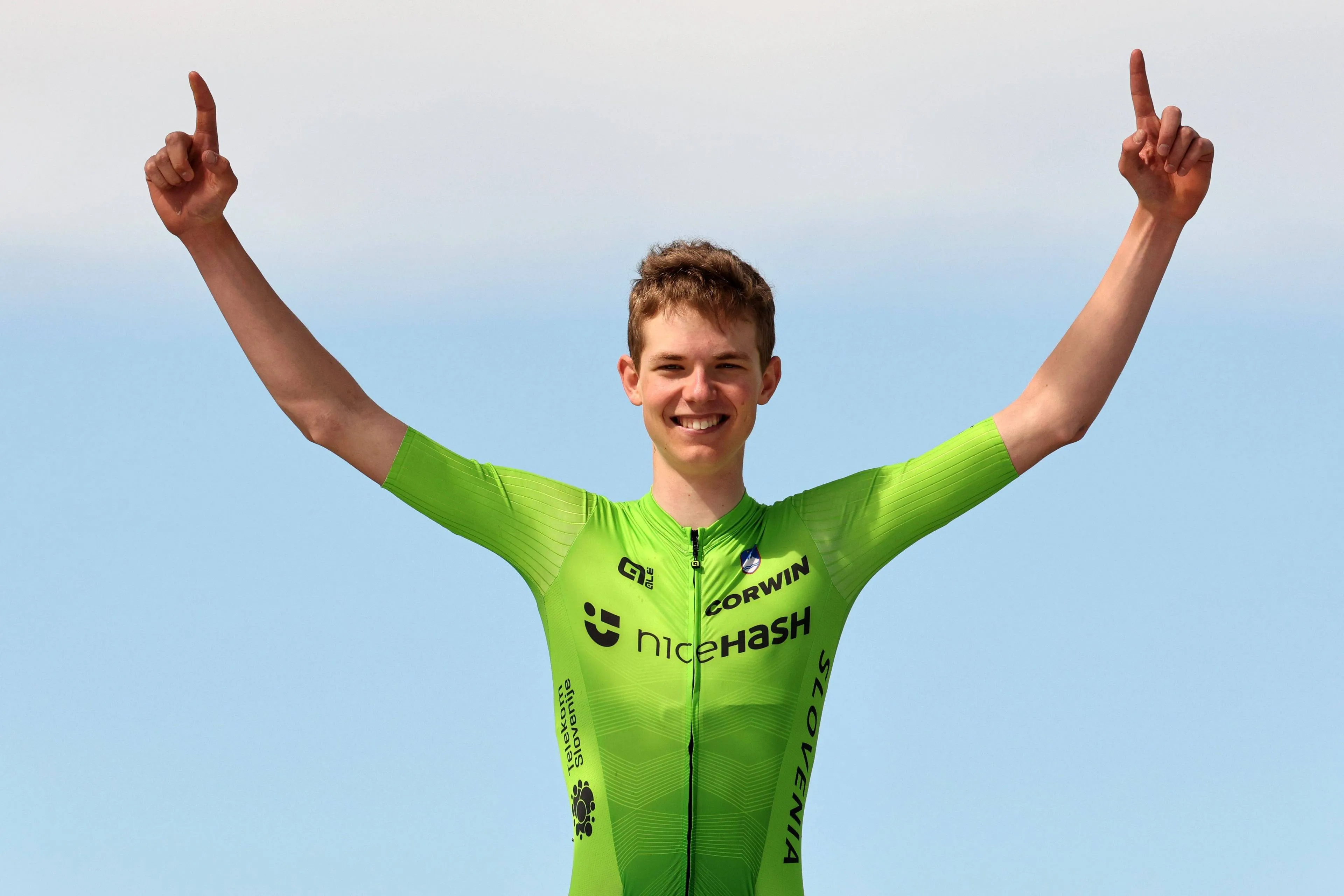 Jakob Omrzel es una de las grandes esperanzas del ciclismo esloveno