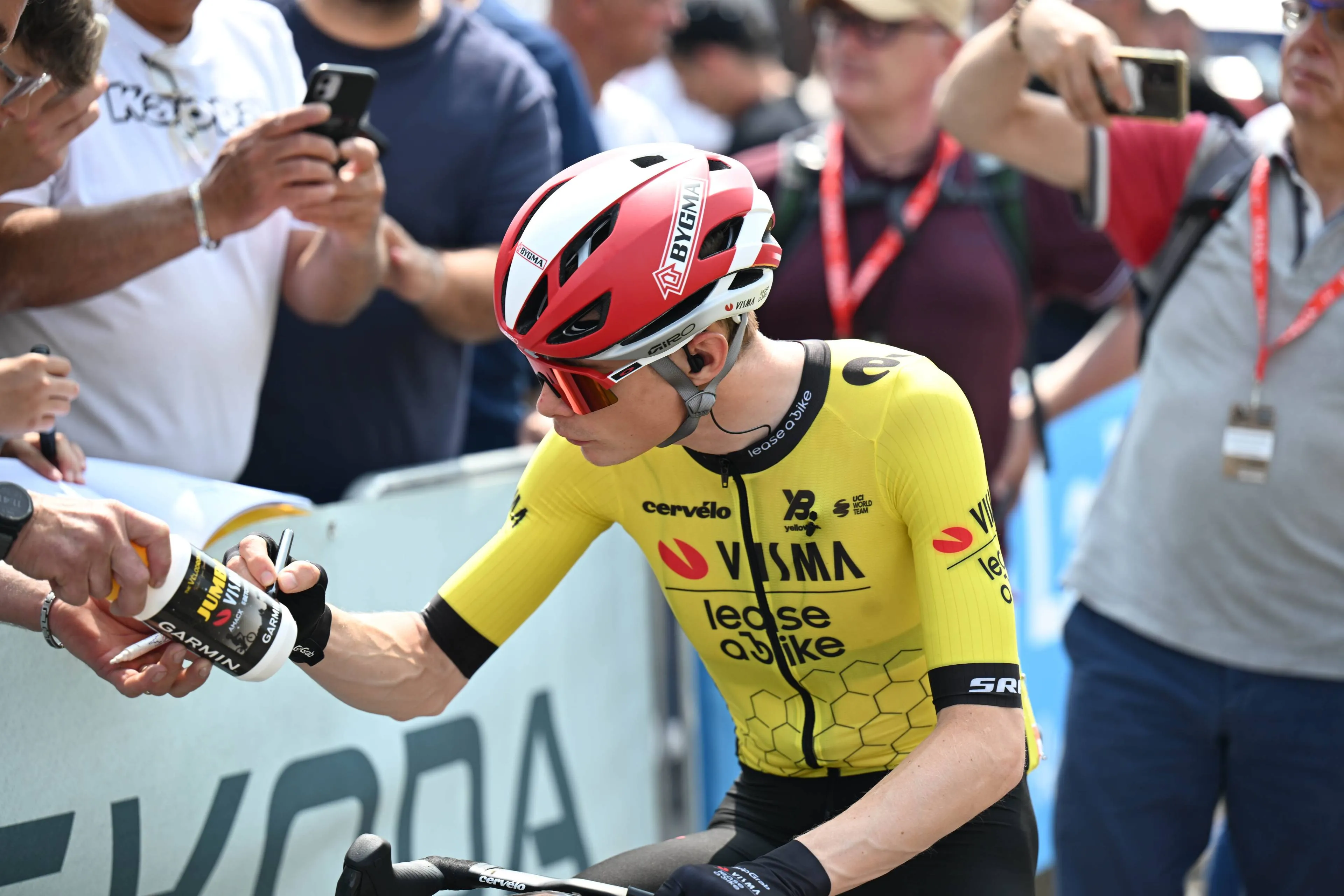 Jonas Vingegaard, en la temporada 2025 con Visma - Lease a Bike