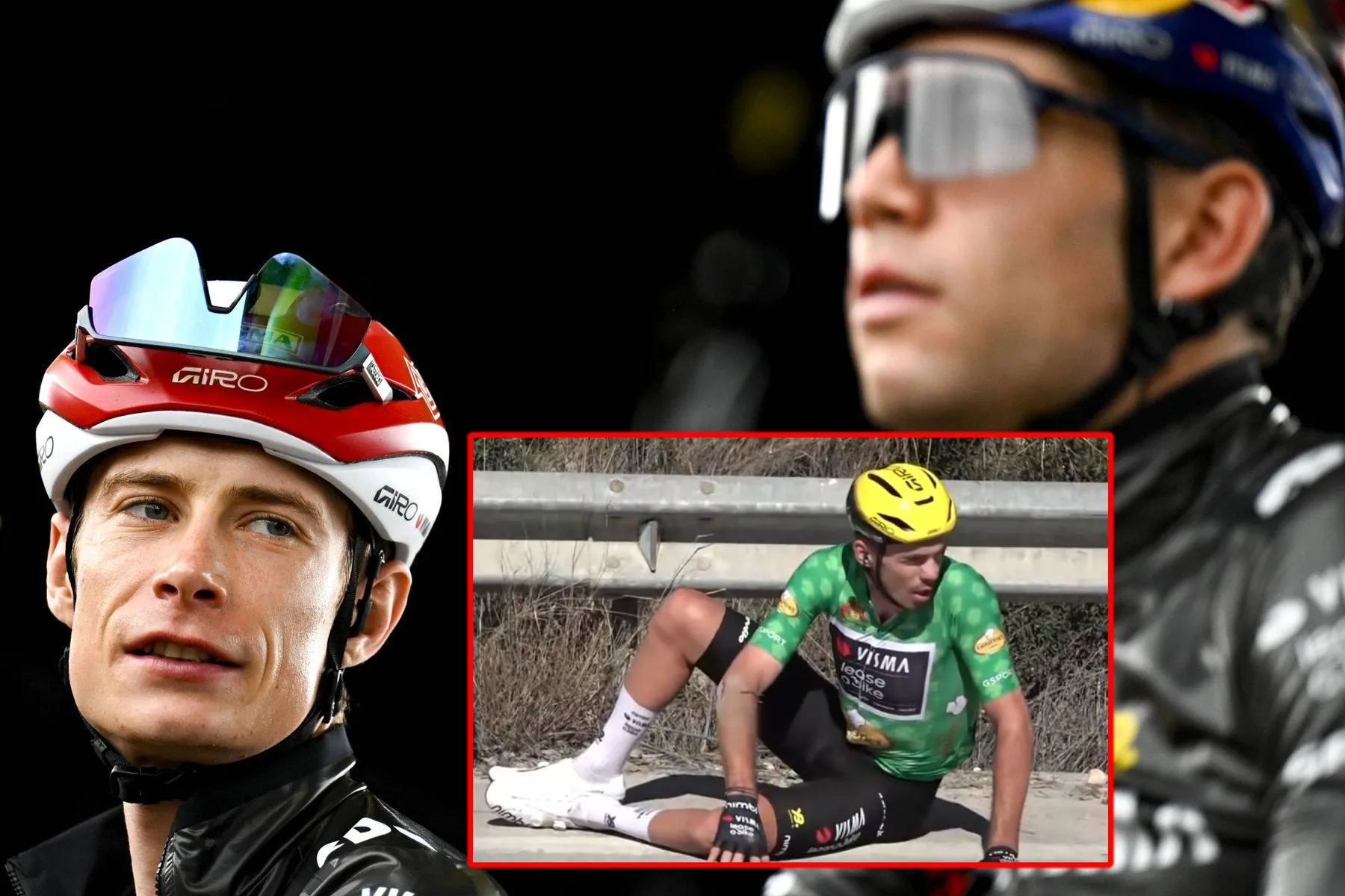 Collage_ChristopheLaporteWoutVanAertJonasVingegaard