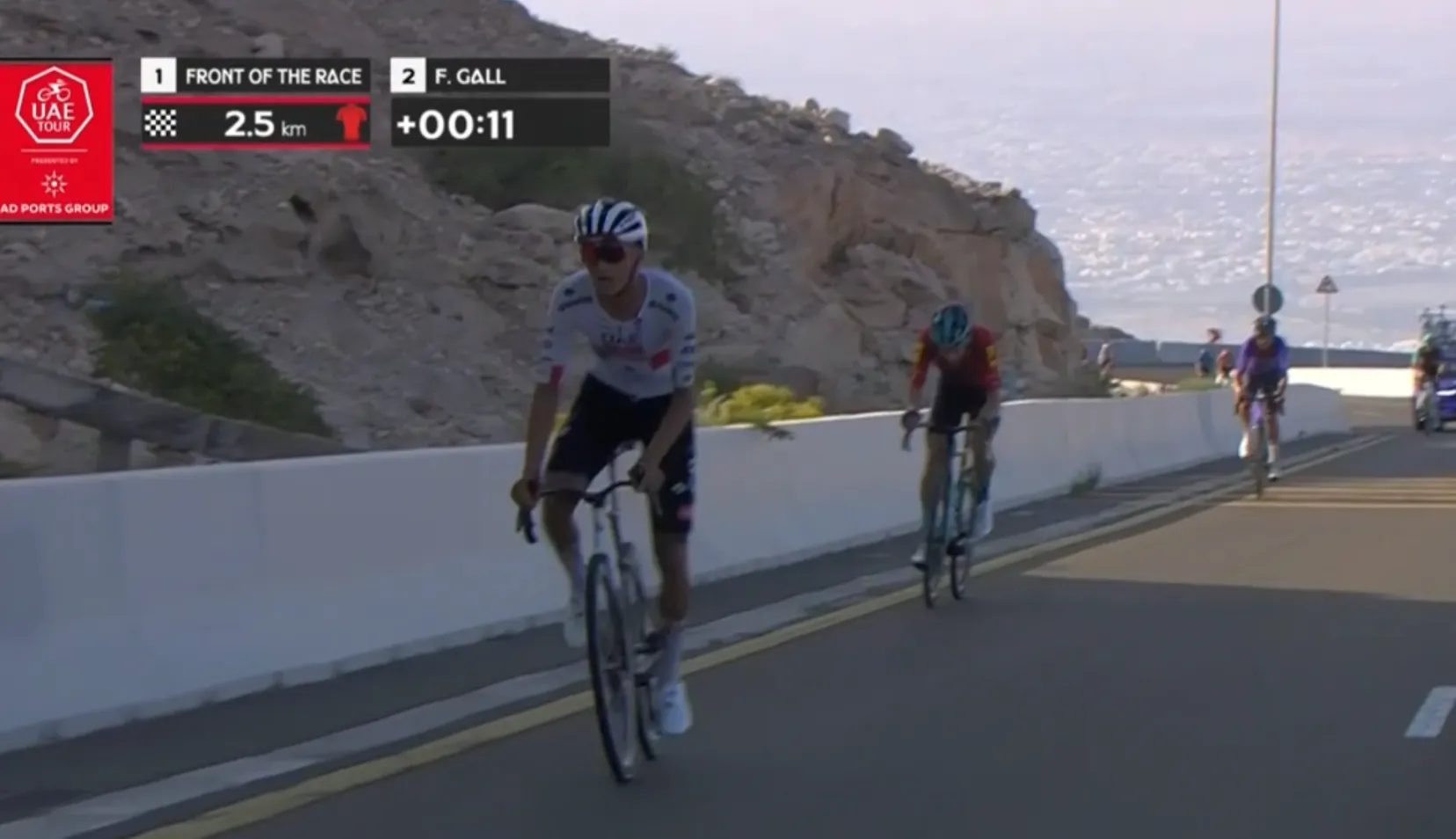 Isaac del Toro, tras su exhibición en el UAE Tour: "Queríamos creer como equipo que yo estaba convencido de ganar hoy"