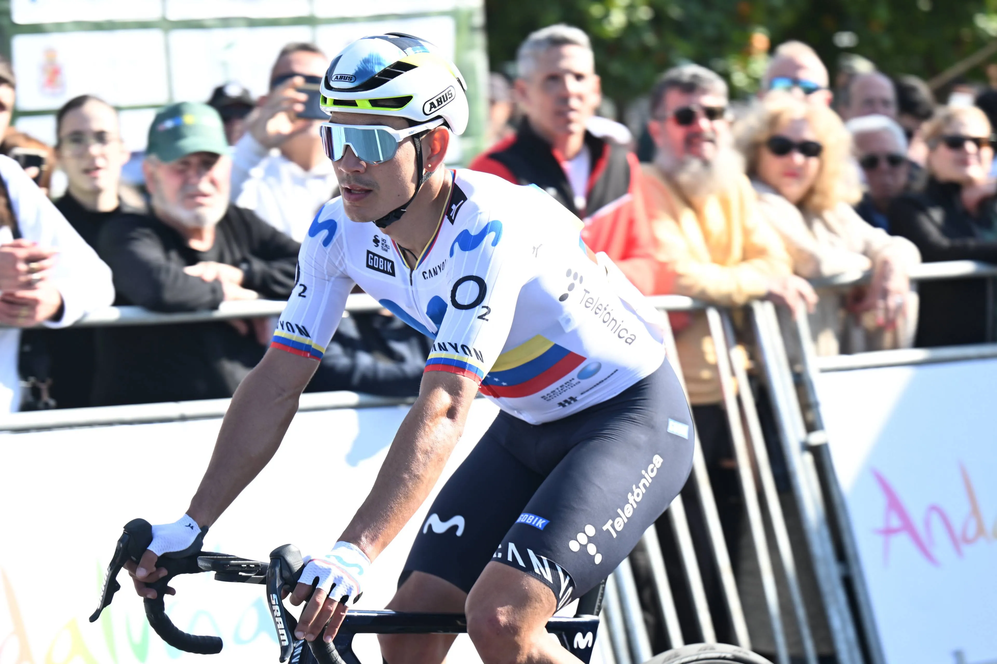 Orluis Aular, en la Vuelta a Andalucía 2026