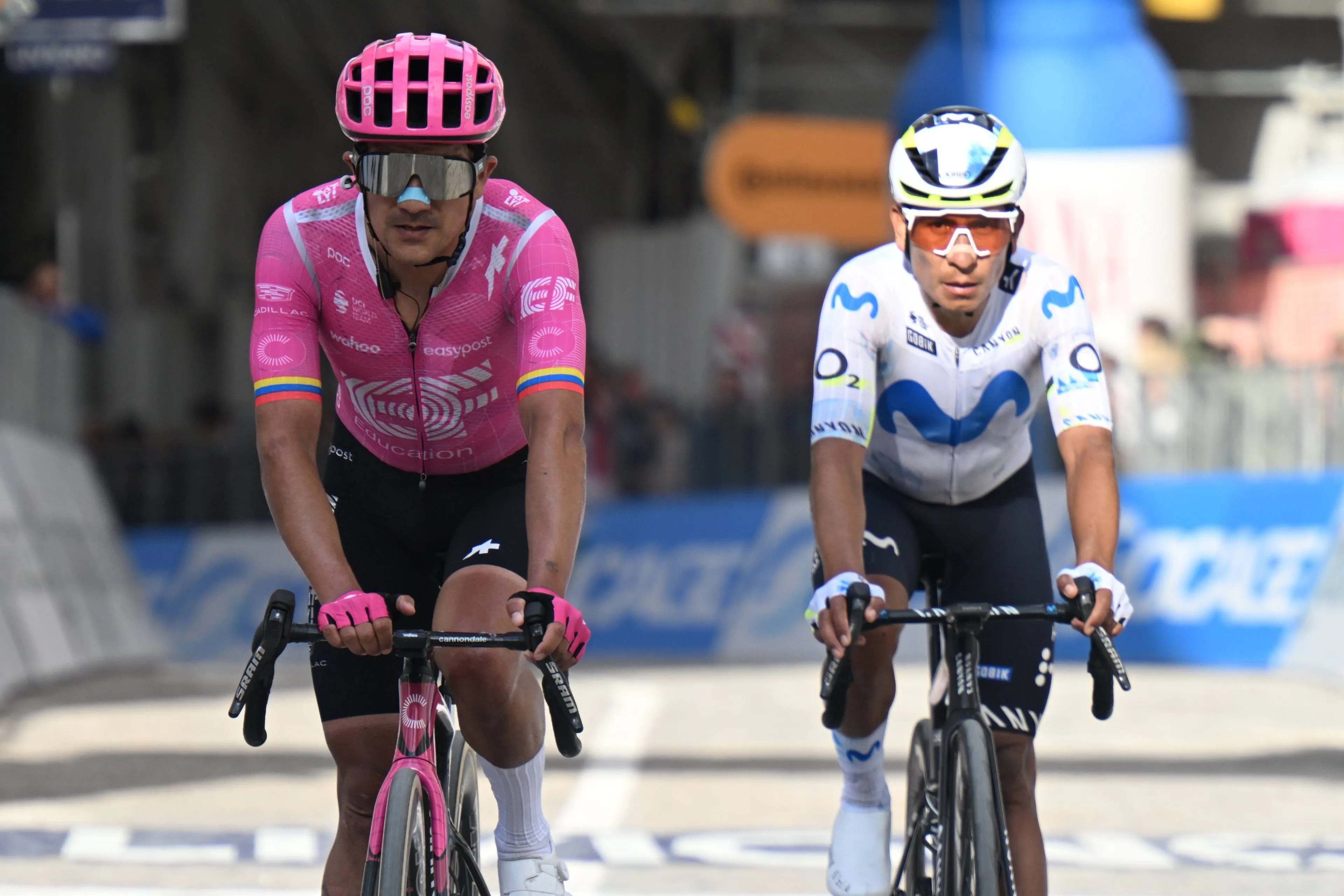 Carapaz y Quintana, estrellas del ciclismo mundial