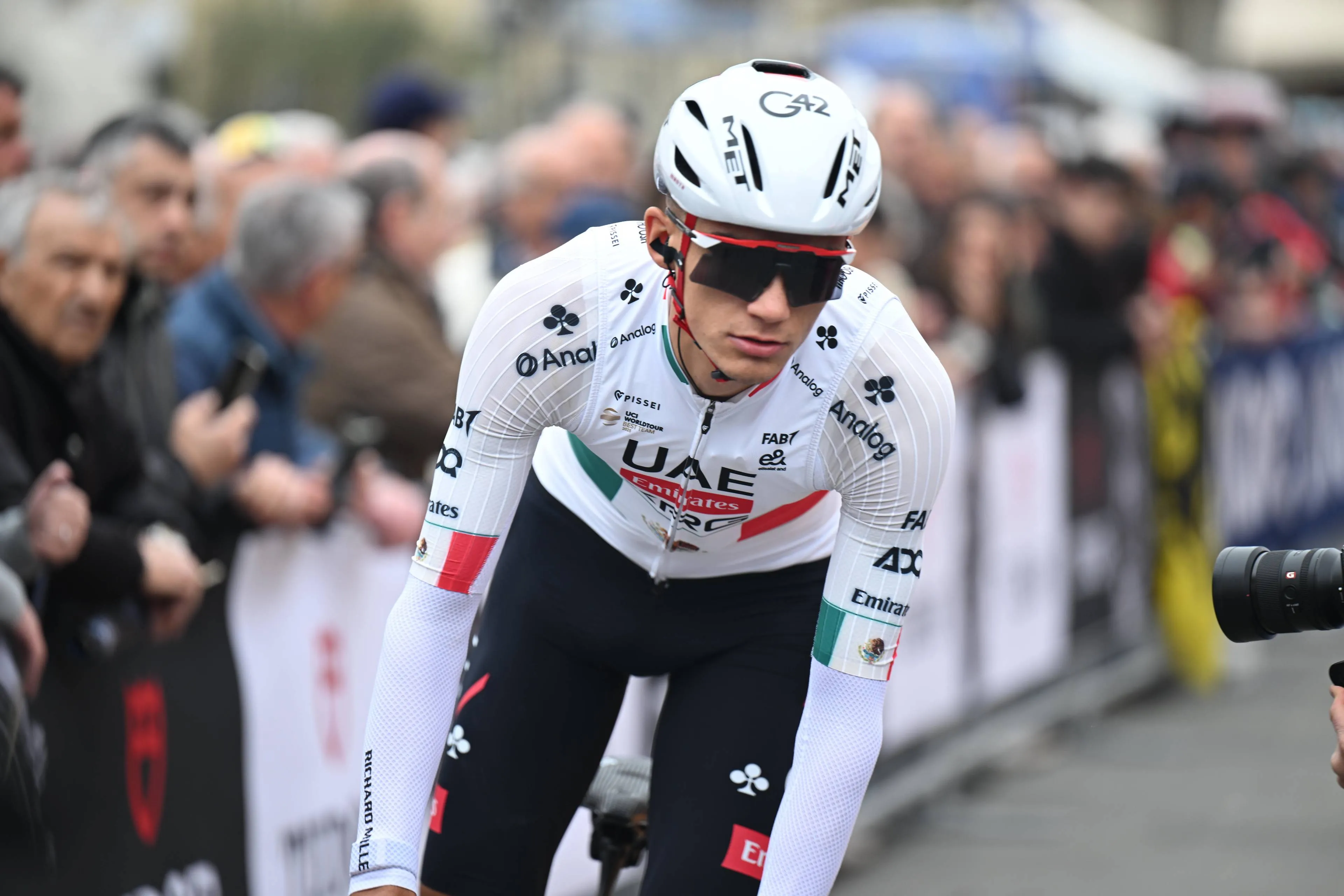 Isaac del Toro, en la Tirreno Adriático 2026