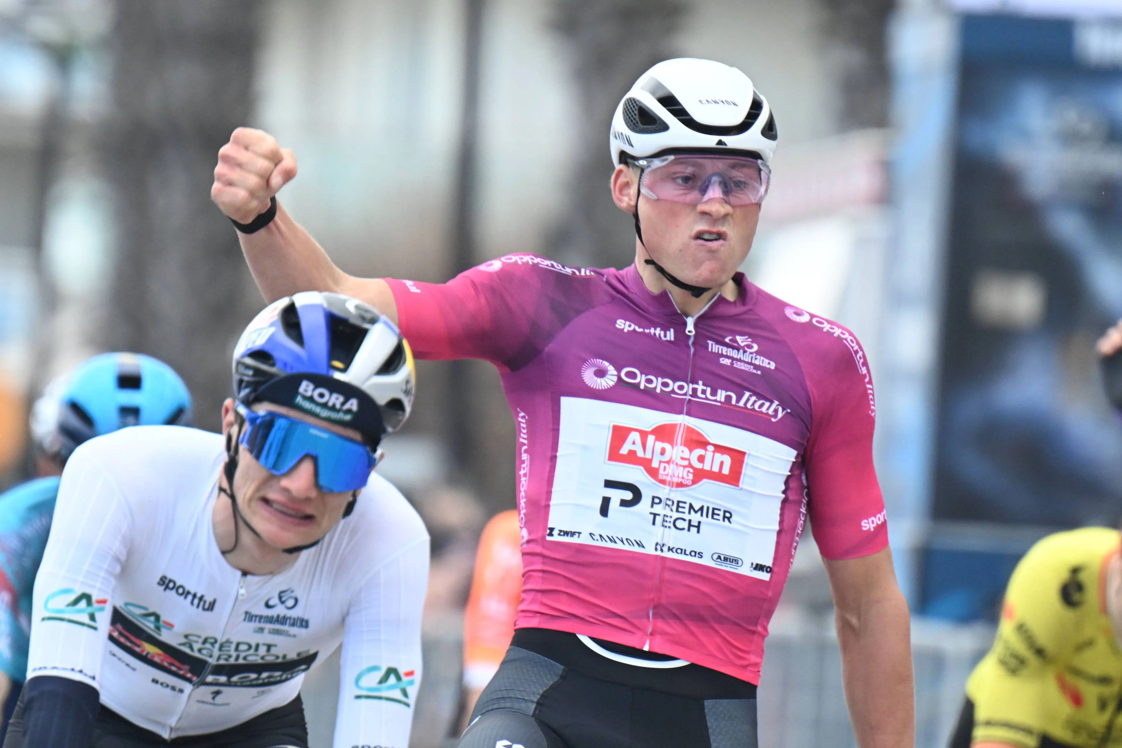 Mathieu van der Poel, en la Tirreno Adriático 2026