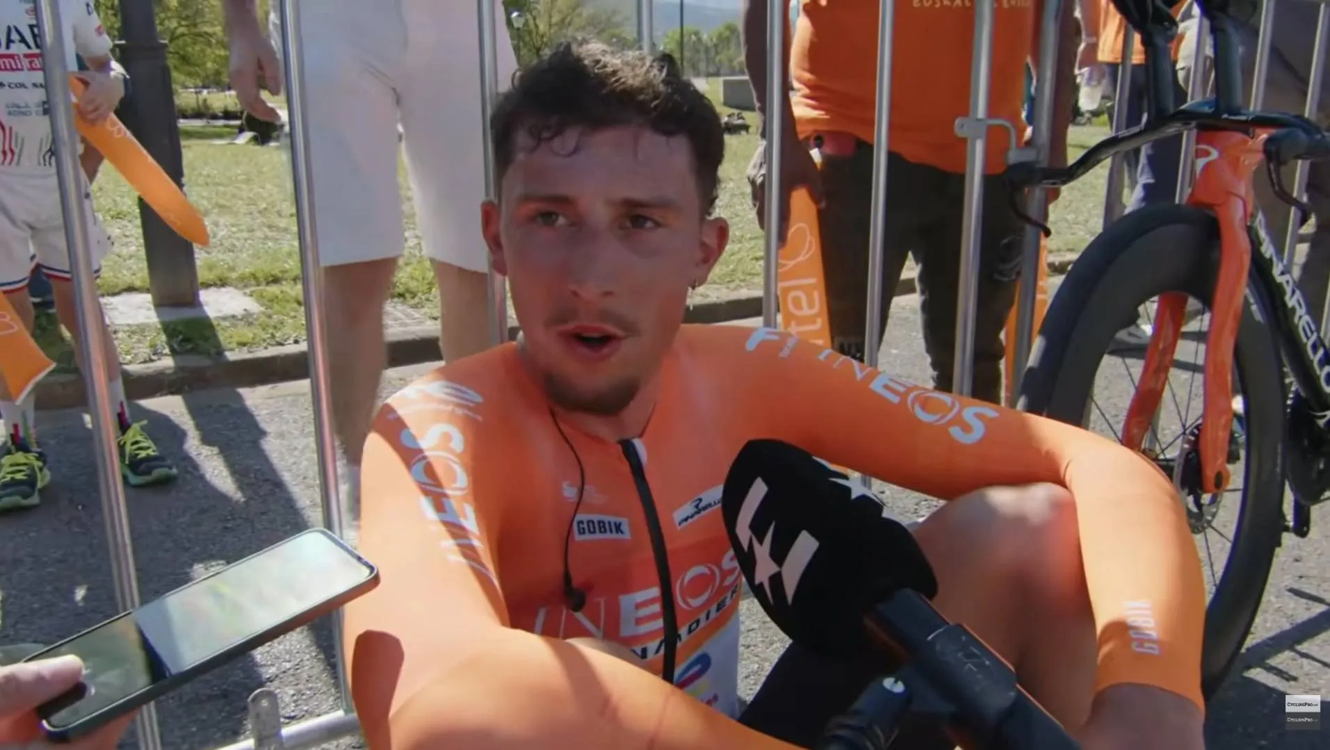 Kevin Vauquelin, en la Itzulia