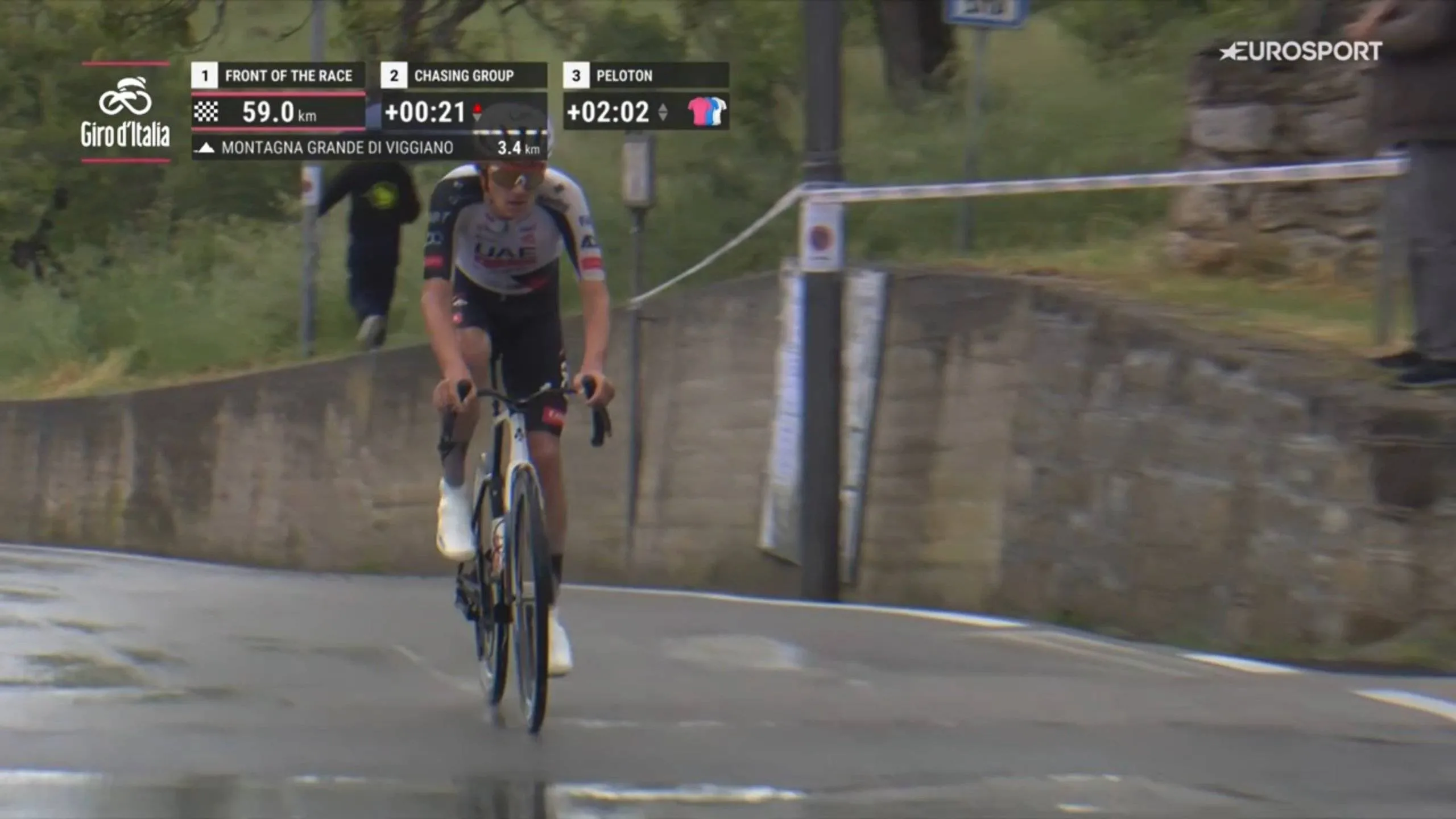 Arrieta en cabeza de carrera Giro 2026