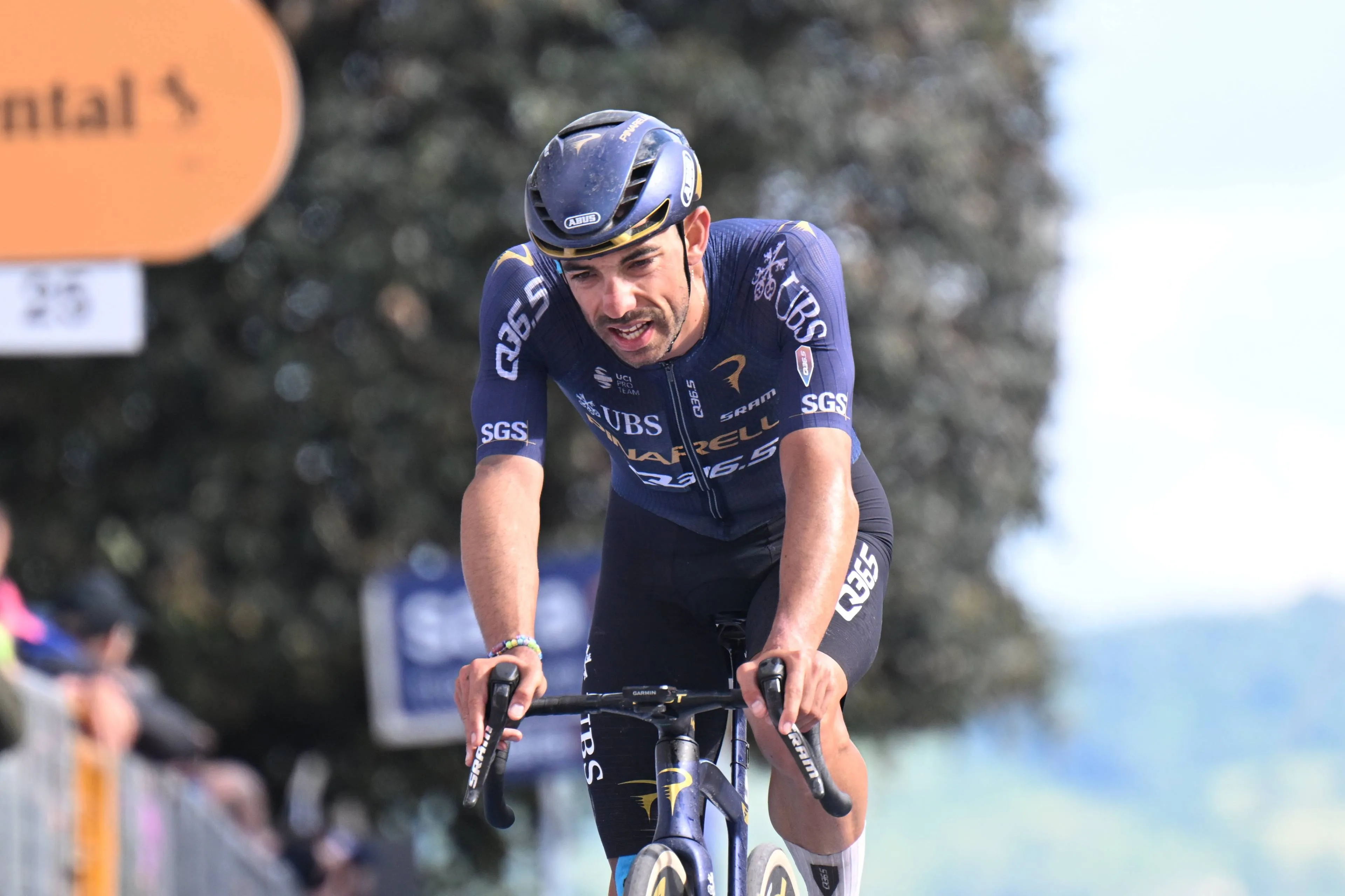 David González, ciclista del Pinarello-Q36.5.