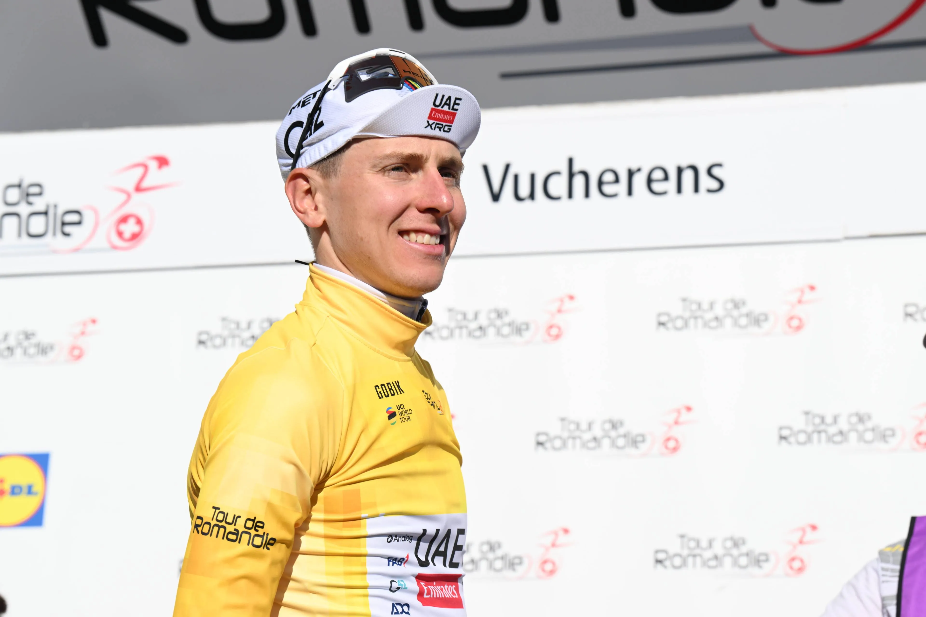 Tadej Pogacar en el Tour de Romandía 2026
