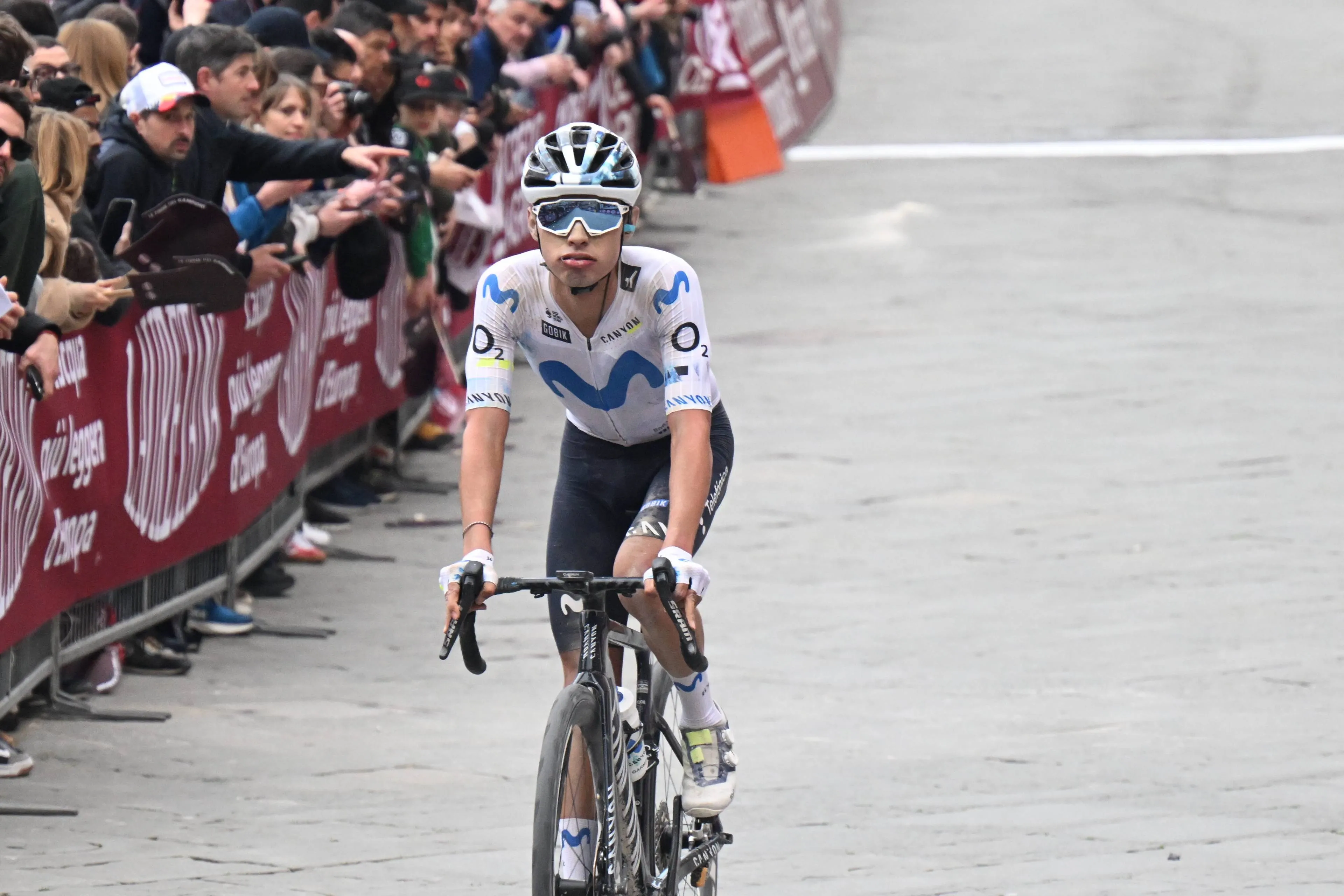 Diego Pescador, ciclista de Movistar Team.