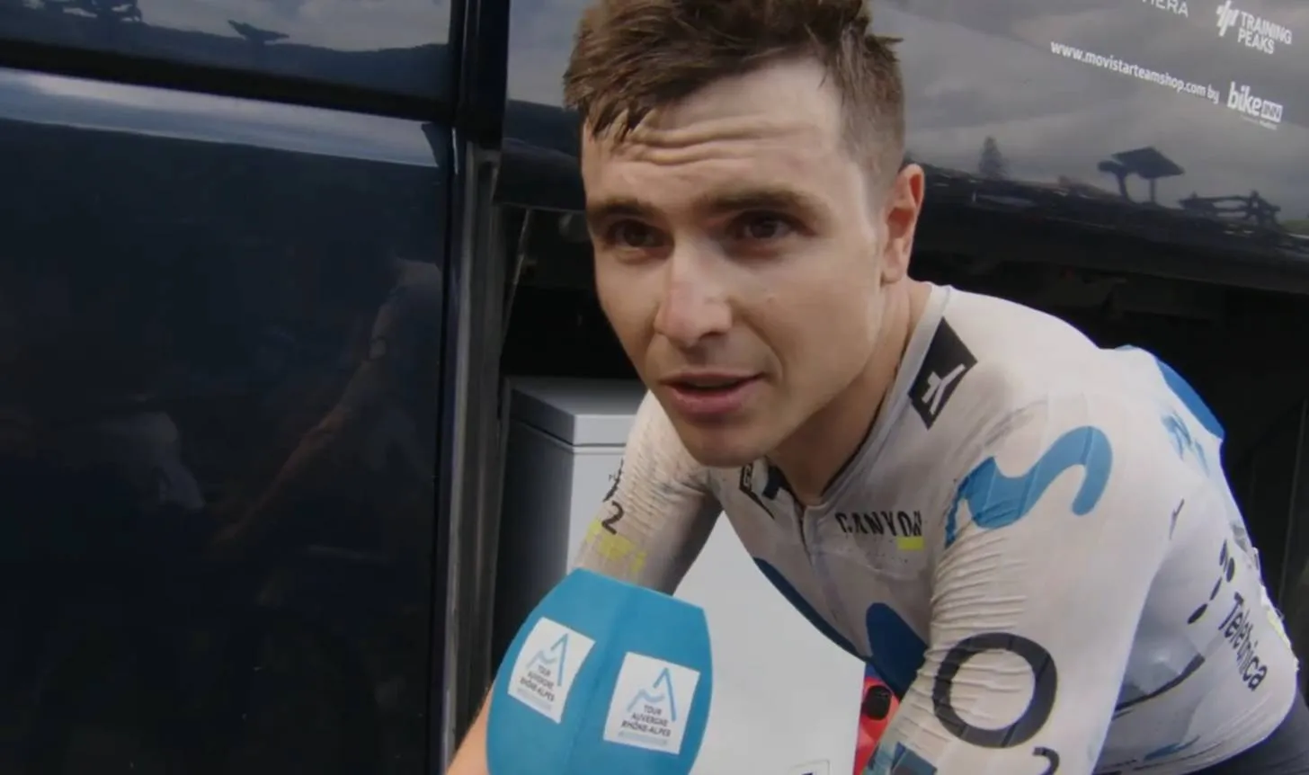 Raúl García Pierna, ciclista de Movistar Team.