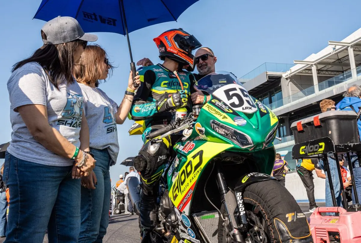 Aggredito Paolo Conte, giovane pilota del CIV Sportbike